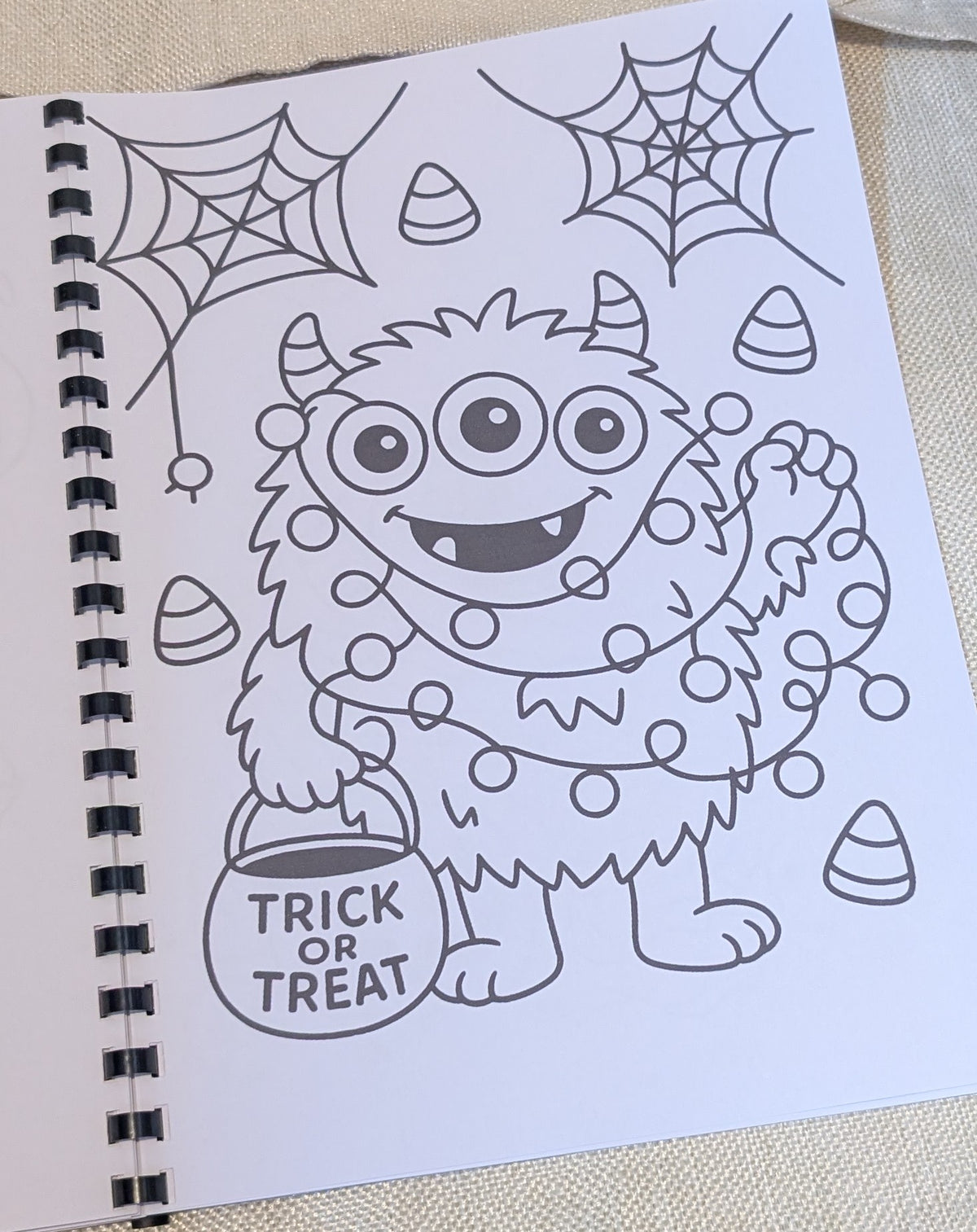 Kids Halloween Colouring Book | Spooky A4 Colouring Activity Book