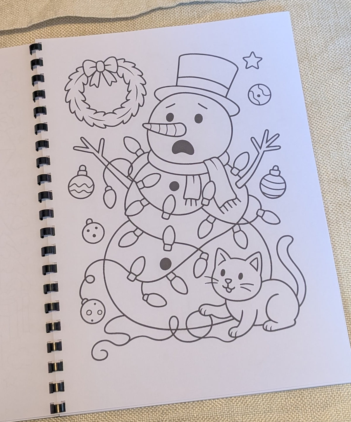 Kids Christmas Colouring Book | Festive A4 Colouring Activity Book