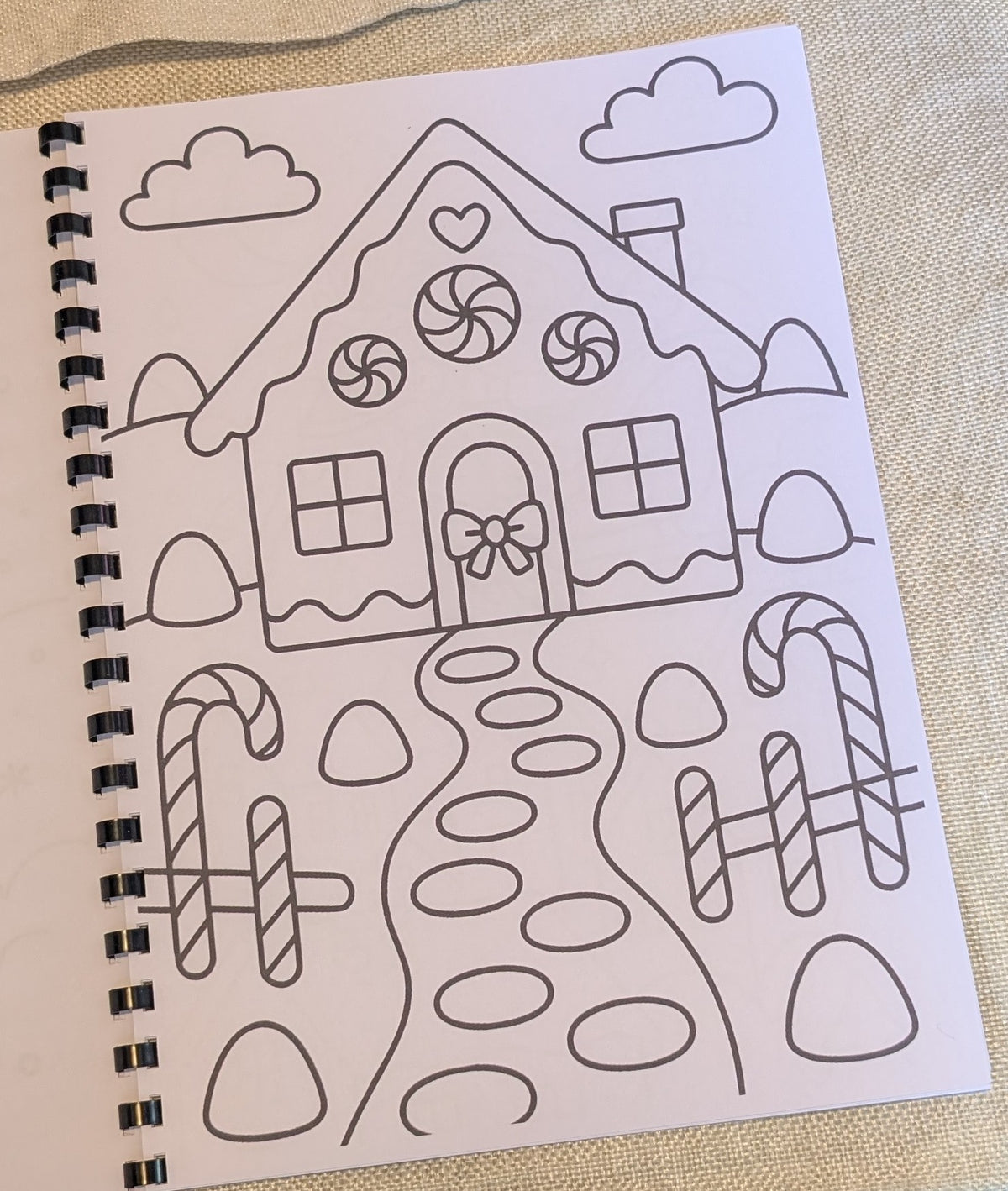 Kids Christmas Colouring Book | Festive A4 Colouring Activity Book