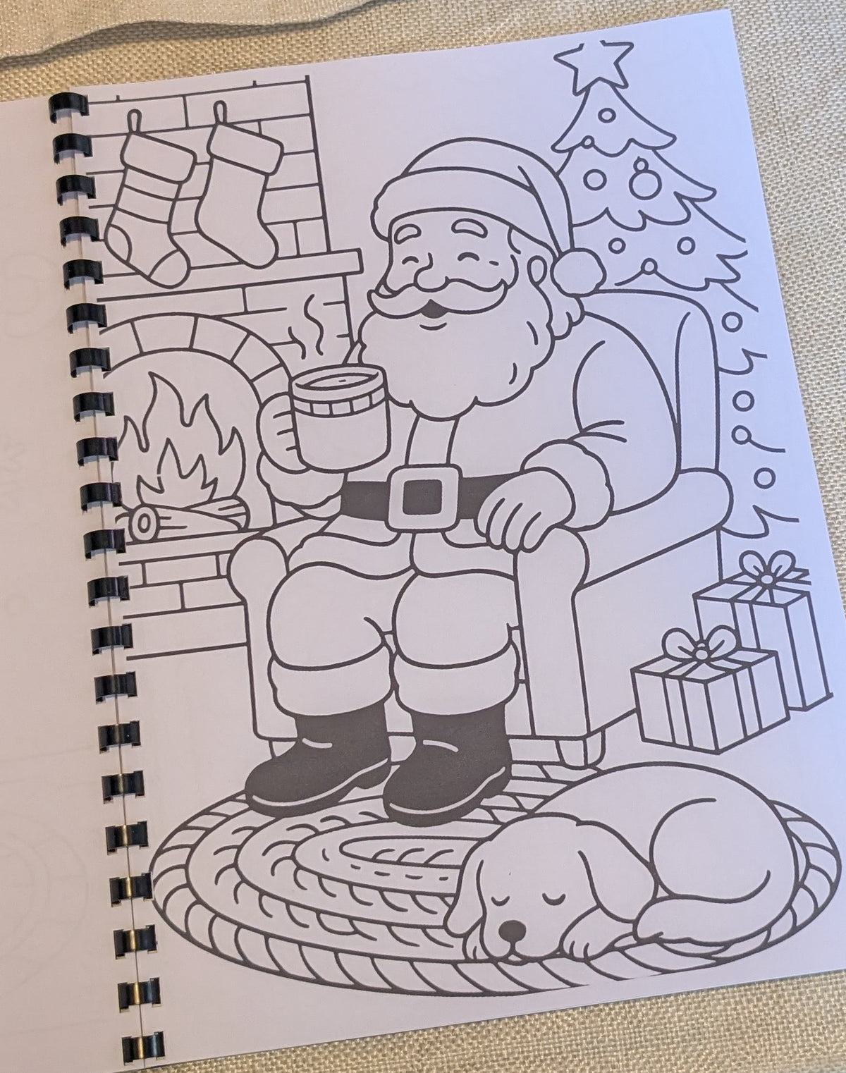 Kids Christmas Colouring Book | Festive A4 Colouring Activity Book