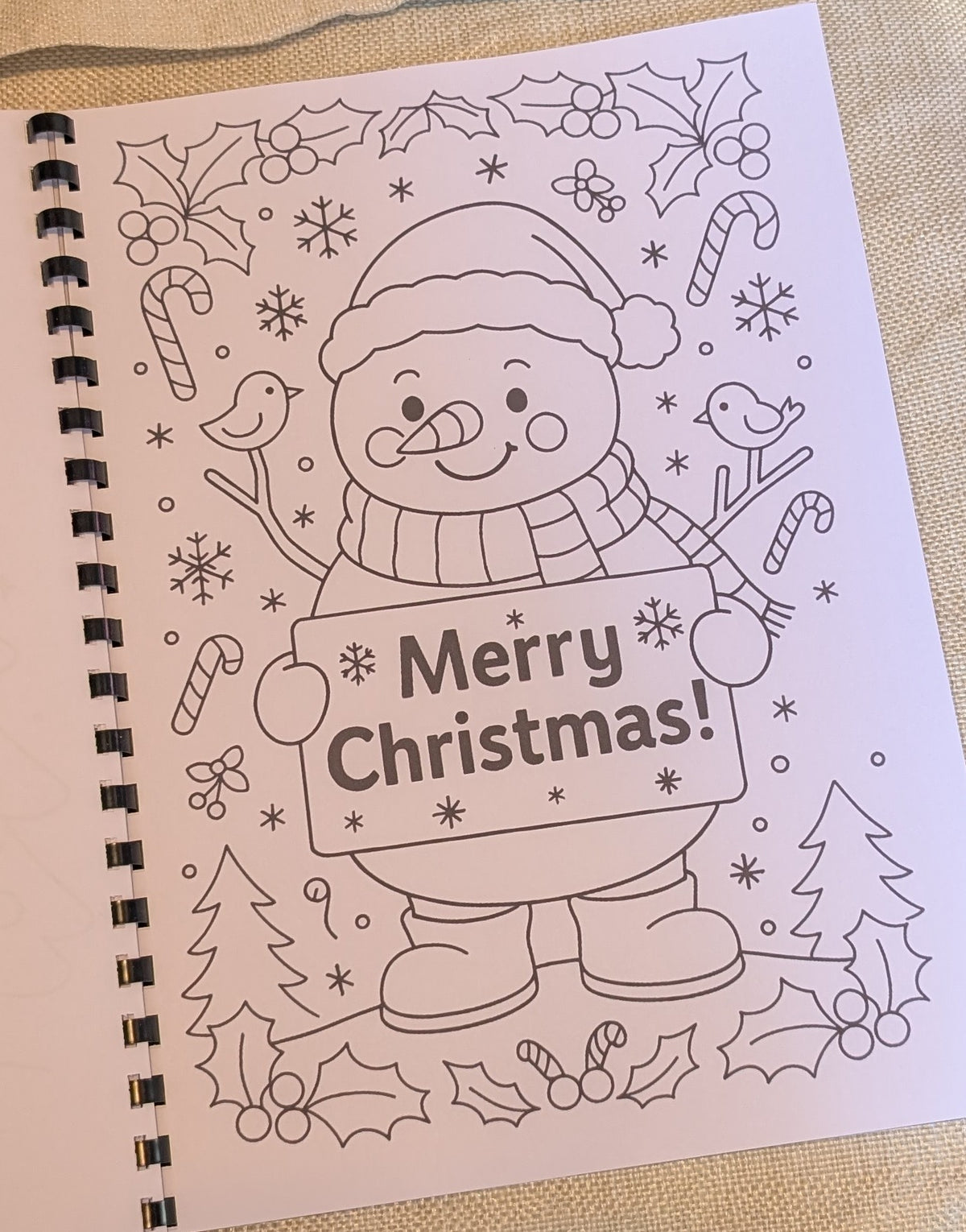 Kids Christmas Colouring Book | Festive A4 Colouring Activity Book