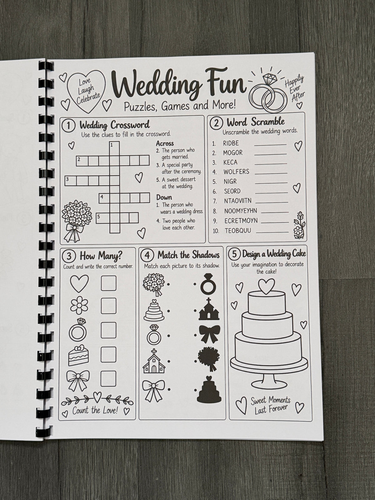 Wedding Activity Book for Children | Kids Wedding Colouring & Activity Book