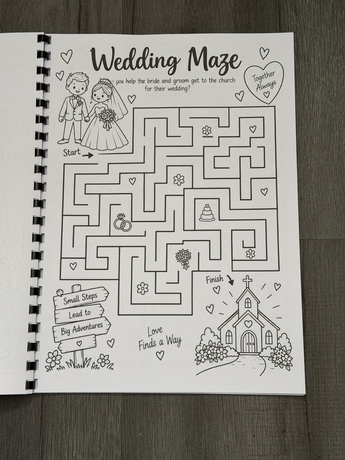 Wedding Activity Book for Children | Kids Wedding Colouring & Activity Book