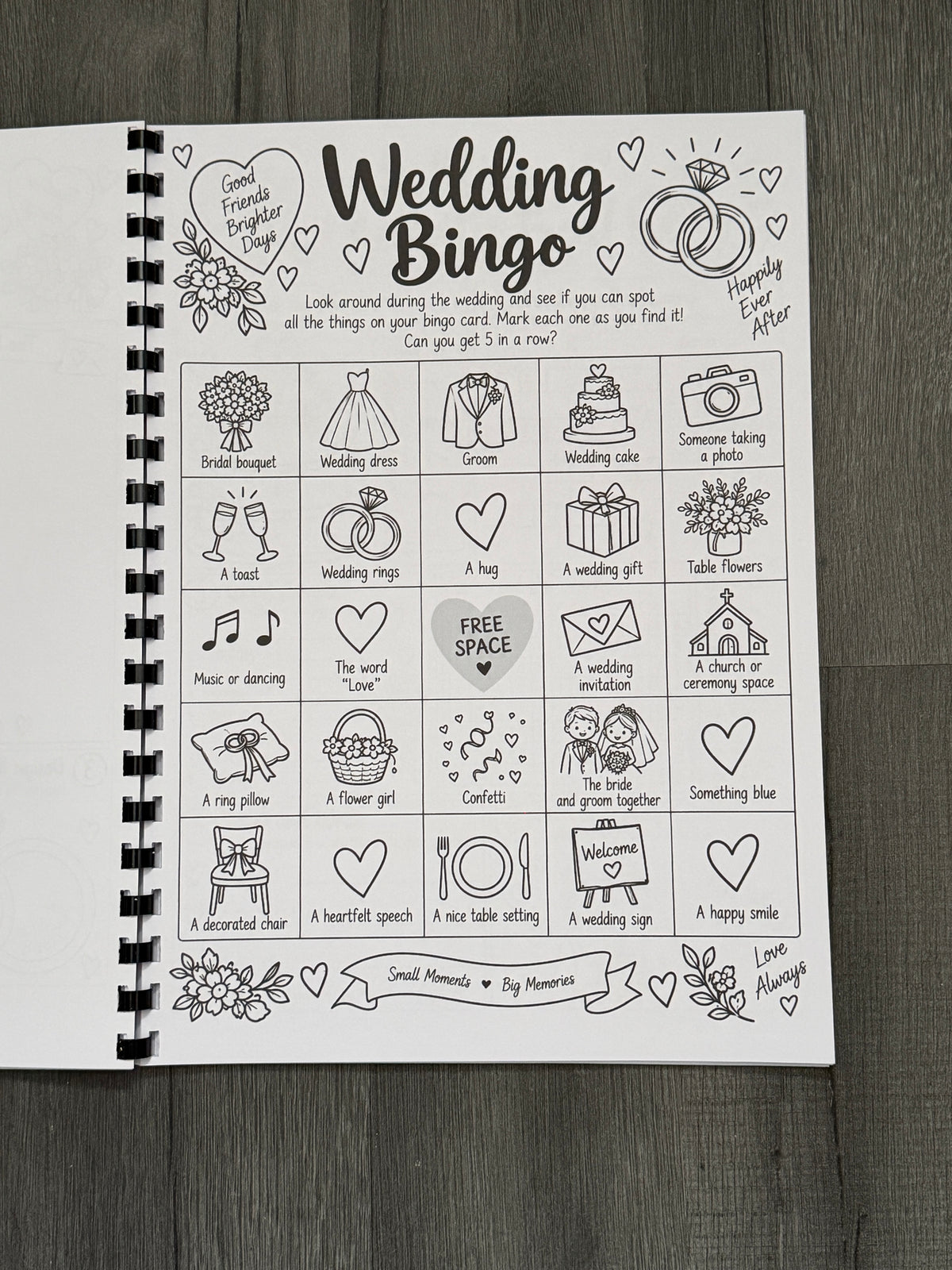Wedding Activity Book for Children | Kids Wedding Colouring & Activity Book