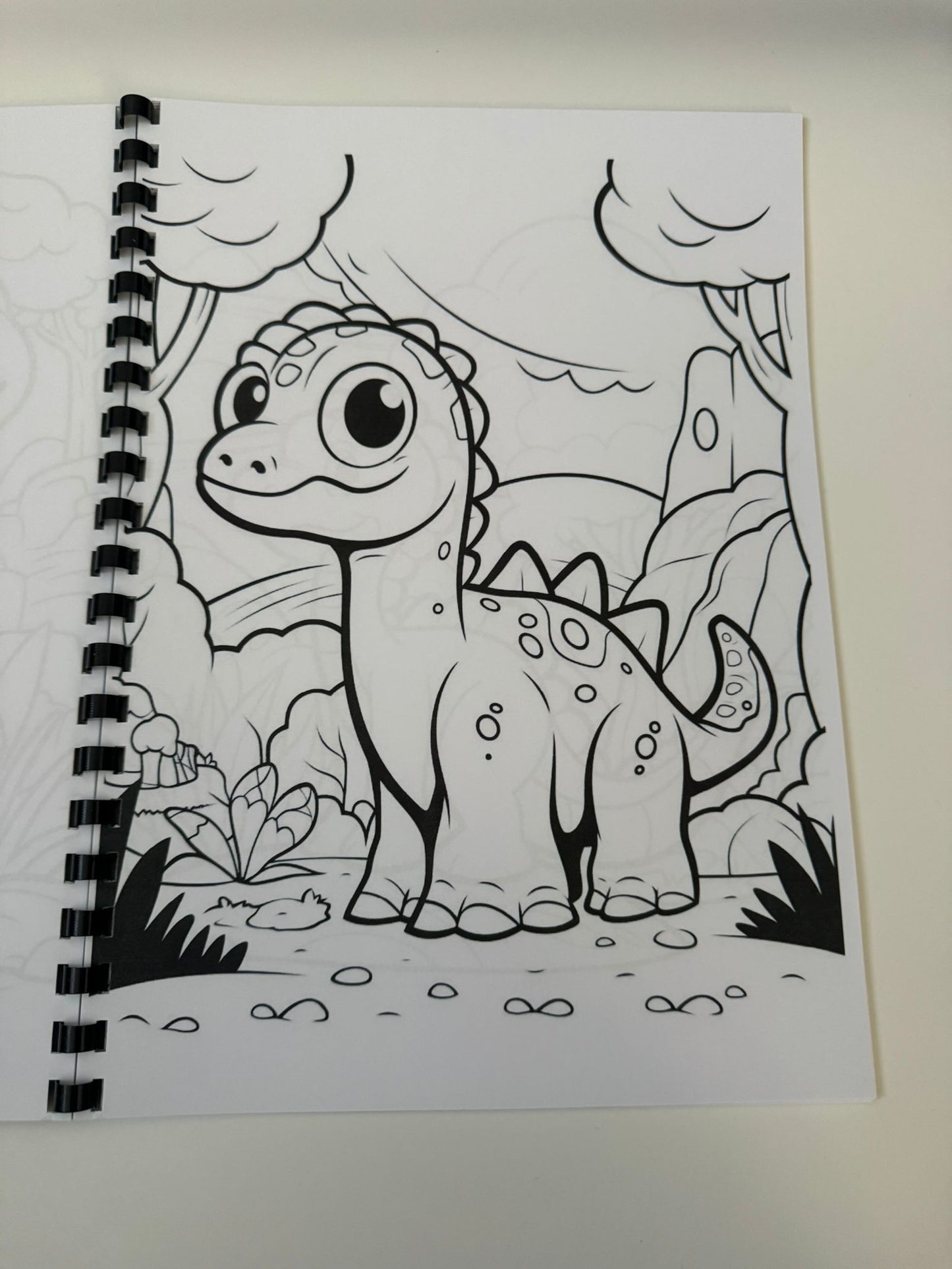 Cute Dinosaur Colouring Book