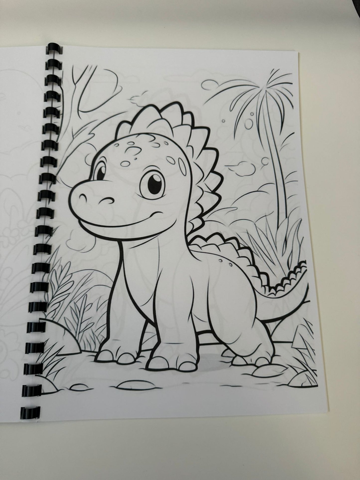 Cute Dinosaur Colouring Book
