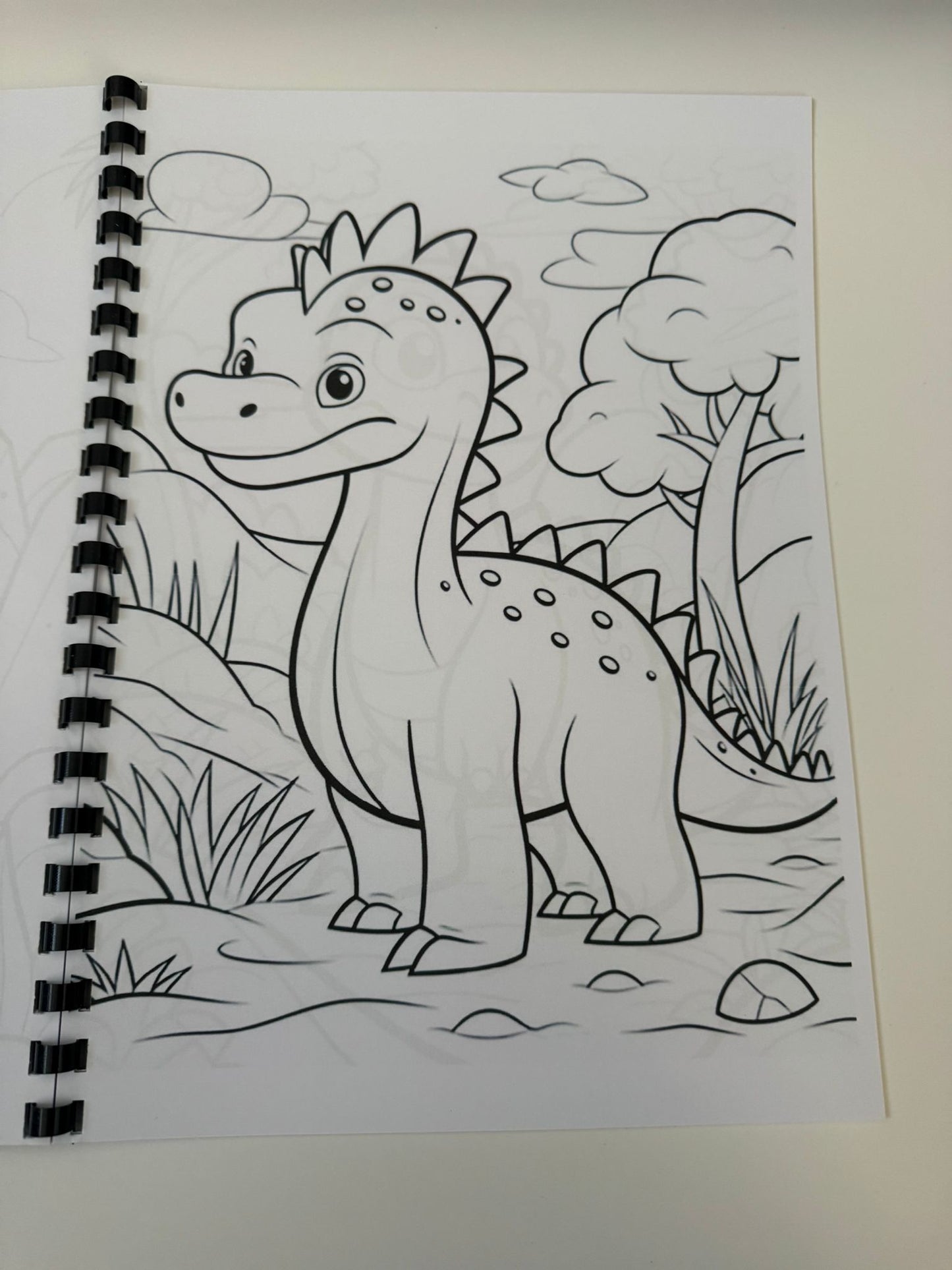 Cute Dinosaur Colouring Book