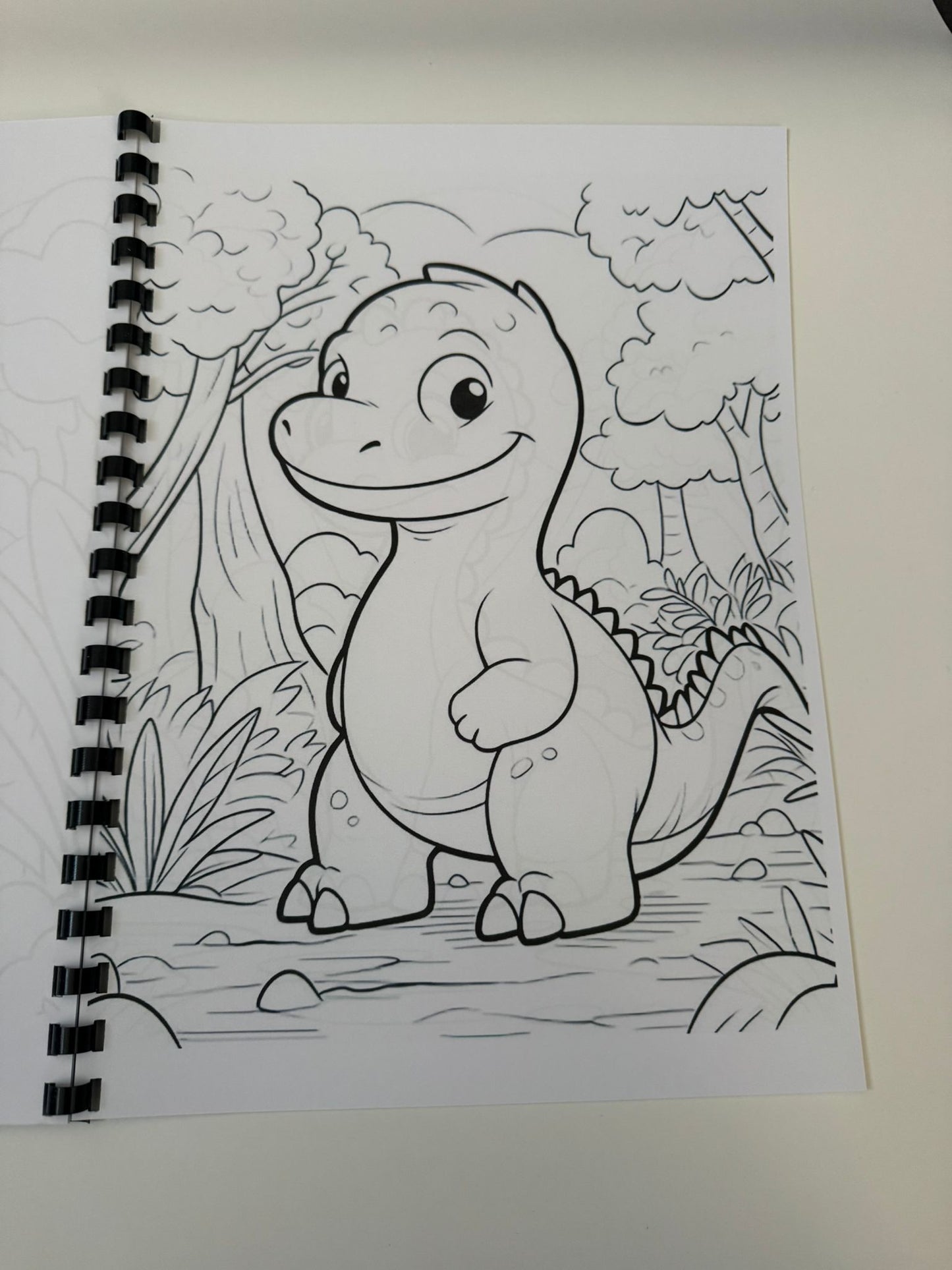 Cute Dinosaur Colouring Book
