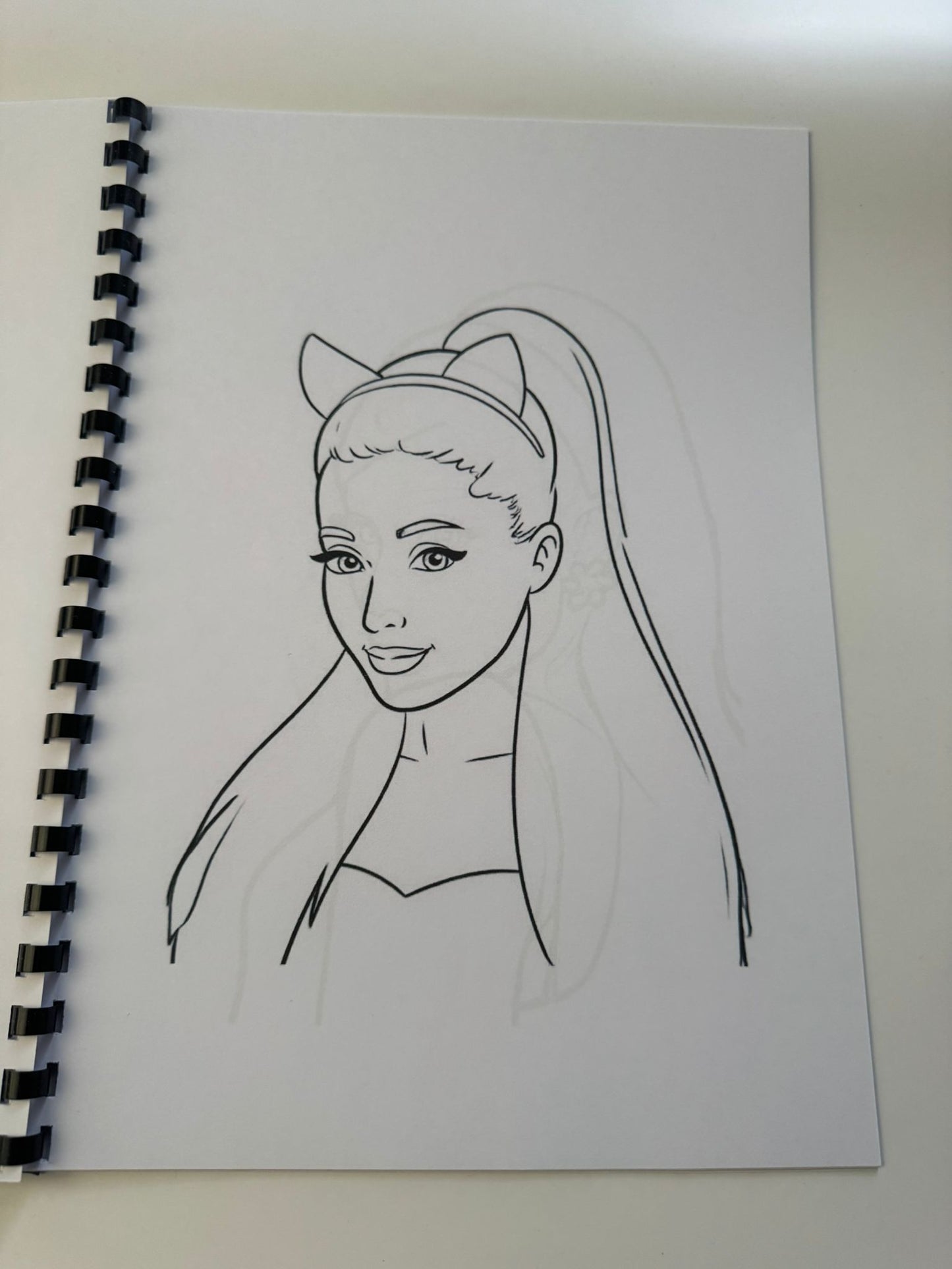 Ariana Grande Colouring Book | Pop Music Inspired A4 Colouring Book | Ariana Fan Gift