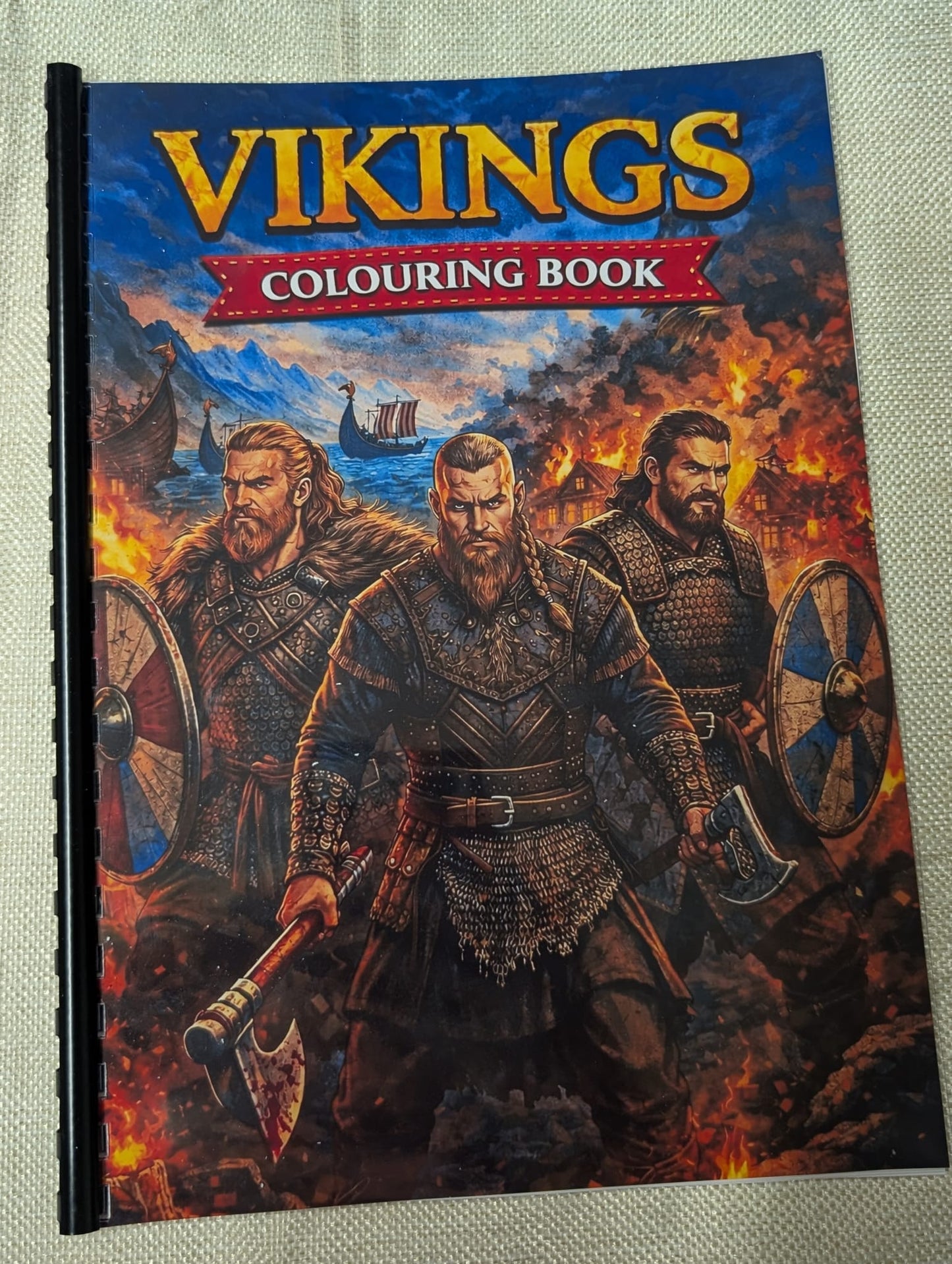 Vikings Inspired Colouring Book