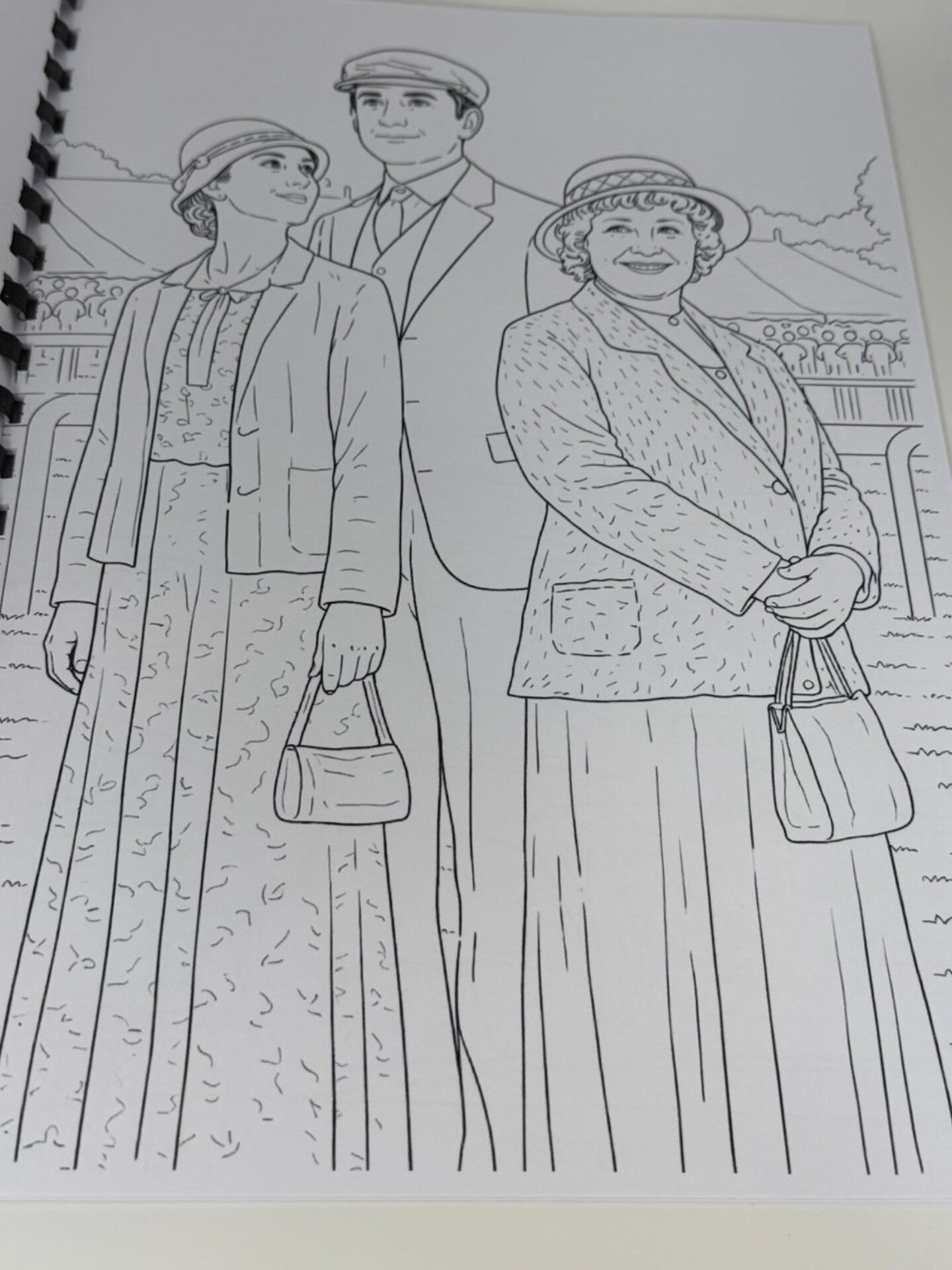 Historic Manor Drama Colouring Book A4 | Vintage Style Colouring Book | 20+ Pages | Adults Colouring Book | Printed in UK