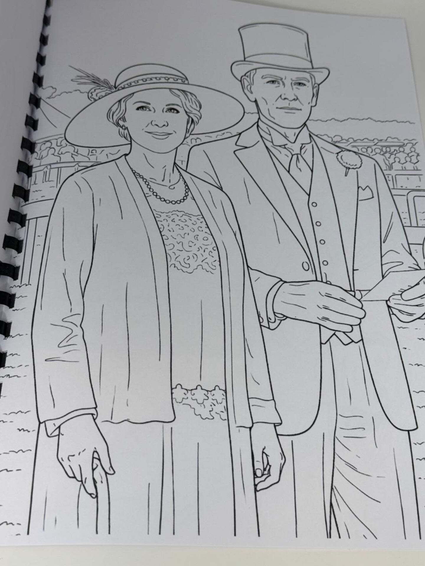 Historic Manor Drama Colouring Book A4 | Vintage Style Colouring Book | 20+ Pages | Adults Colouring Book | Printed in UK