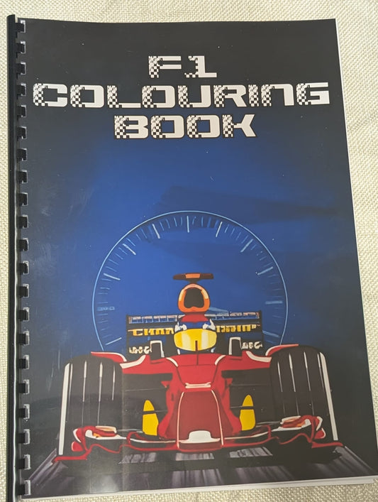 Formula Racing Colouring Book A4 | Fast Cars Colouring Book | 20+ Pages | Kids & Adults Colouring Book | Printed in UK