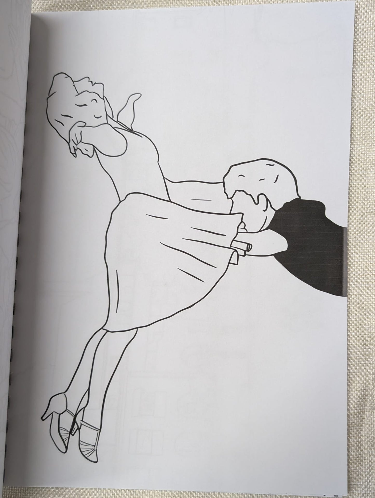 Romantic Dance Movie Colouring Book A4 | Classic Love Story Colouring Book | 20+ Pages | Adults Colouring Book | Printed in UK