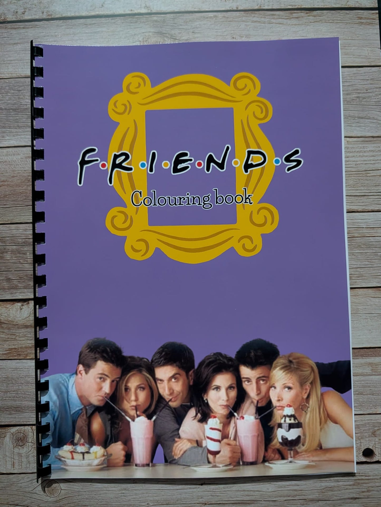 Friends TV Show Colouring Book A4 | Sitcom Inspired Colouring Book | 20+ Pages | Adults Colouring Book | Printed in UK