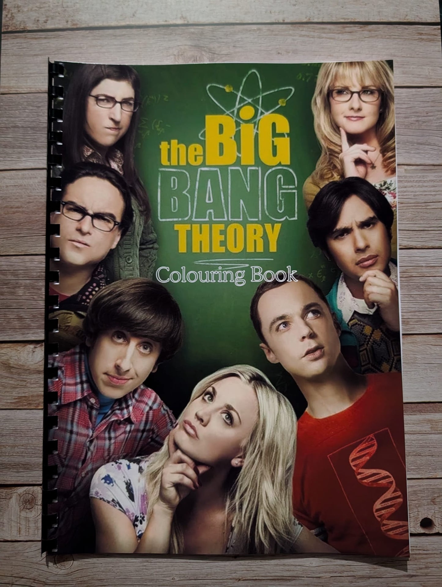 Big Bang Theory Colouring Book A4 | Geeky Sitcom Colouring Book | 20+ Pages | Adults Colouring Book | Printed in UK
