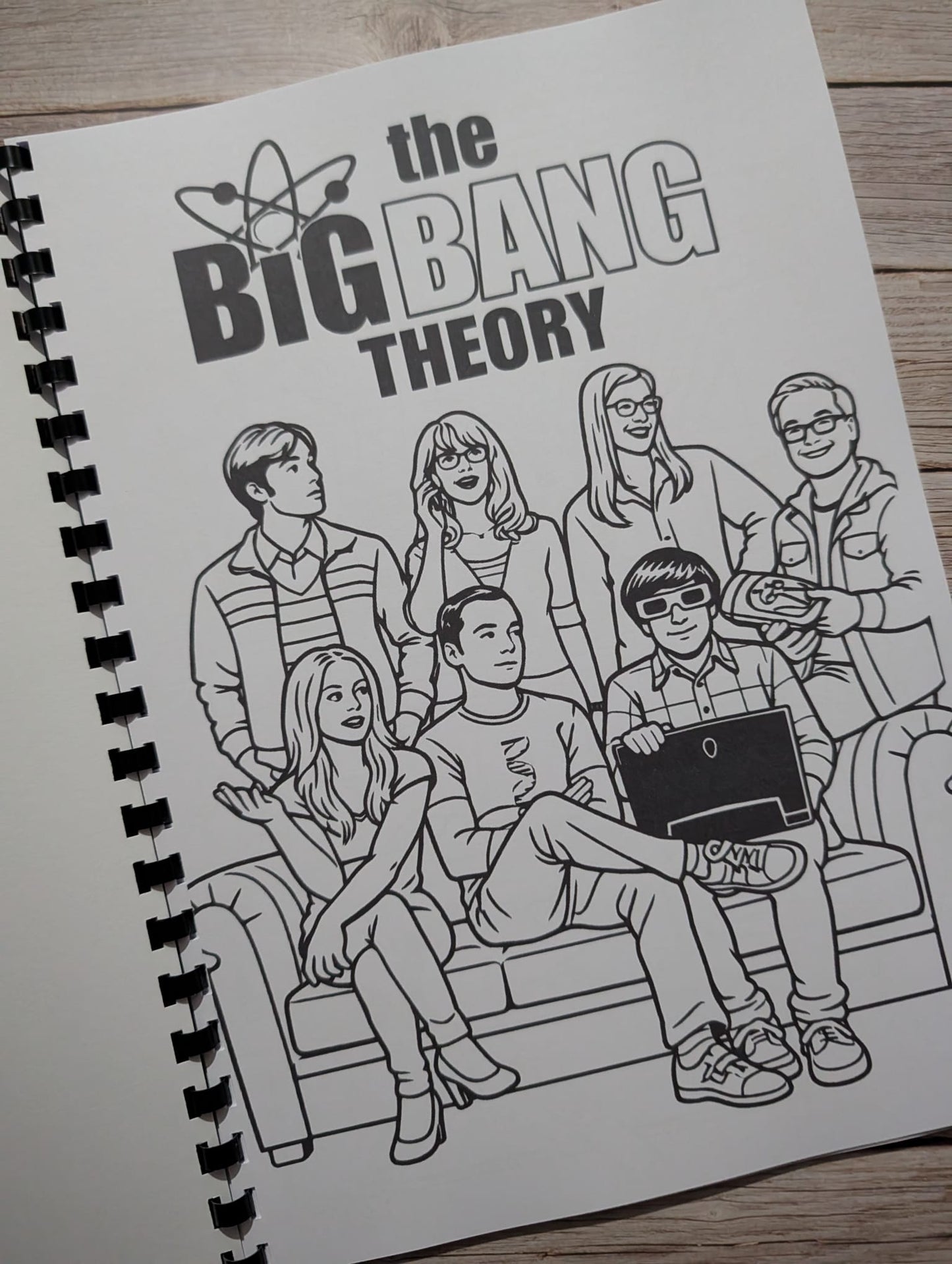 Big Bang Theory Colouring Book A4 | Geeky Sitcom Colouring Book | 20+ Pages | Adults Colouring Book | Printed in UK