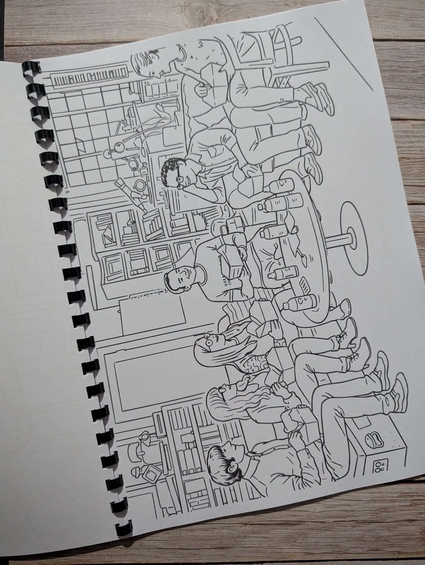 Big Bang Theory Colouring Book A4 | Geeky Sitcom Colouring Book | 20+ Pages | Adults Colouring Book | Printed in UK