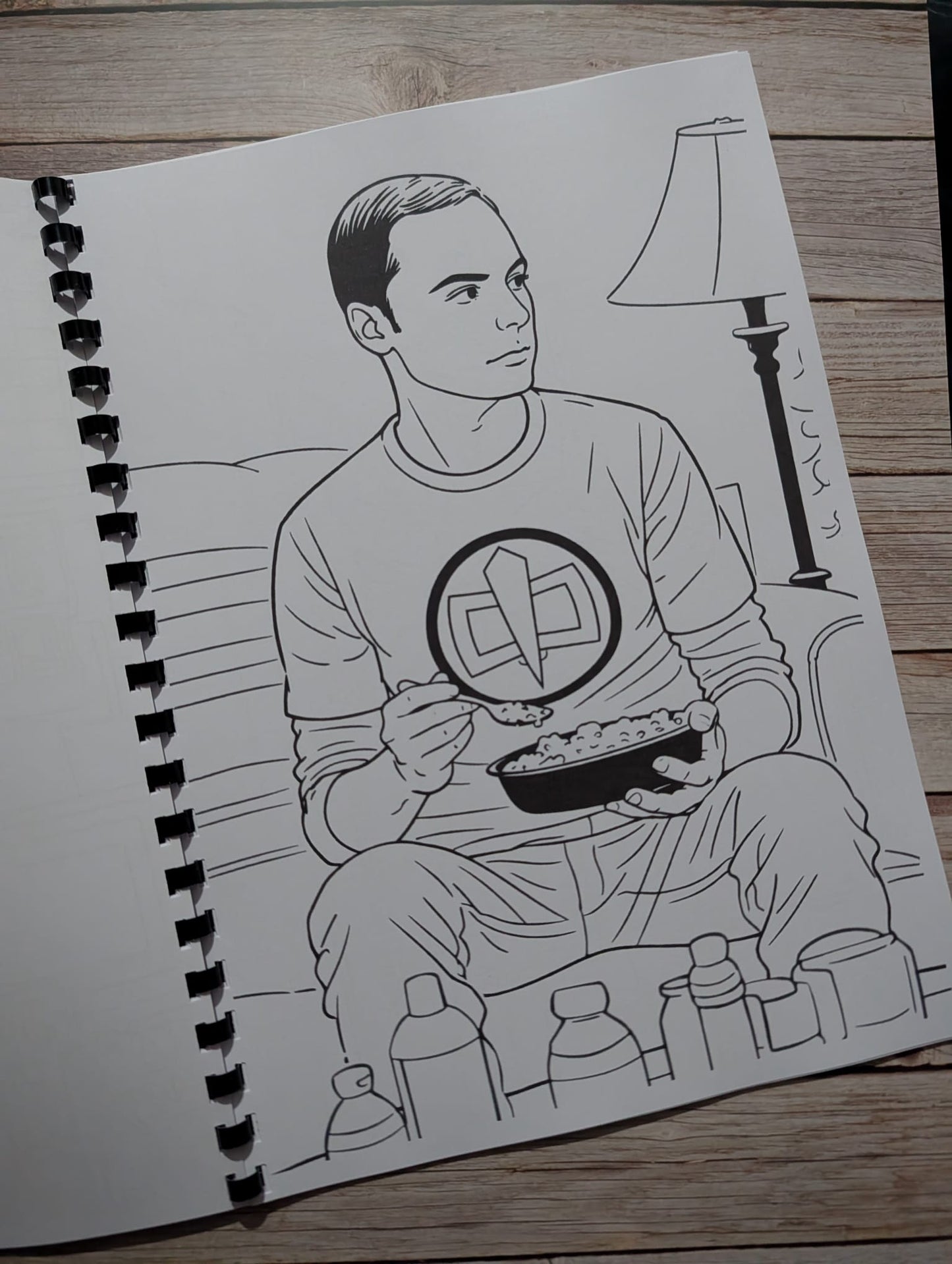 Big Bang Theory Colouring Book A4 | Geeky Sitcom Colouring Book | 20+ Pages | Adults Colouring Book | Printed in UK