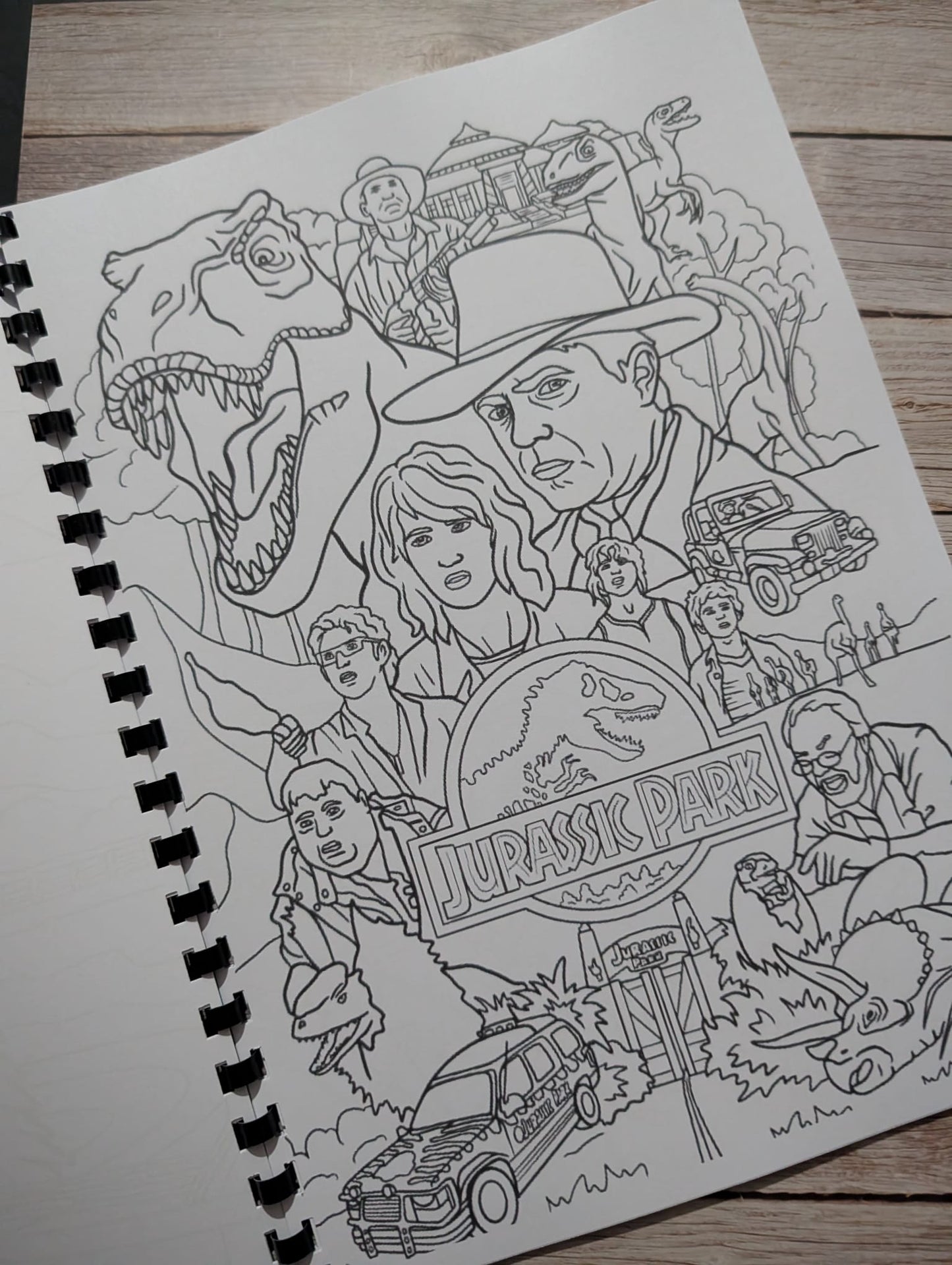 Dinosaur Adventure Colouring Book A4 | Prehistoric Theme Colouring Book | 20+ Pages | Kids & Adults Colouring Book | Printed in UK
