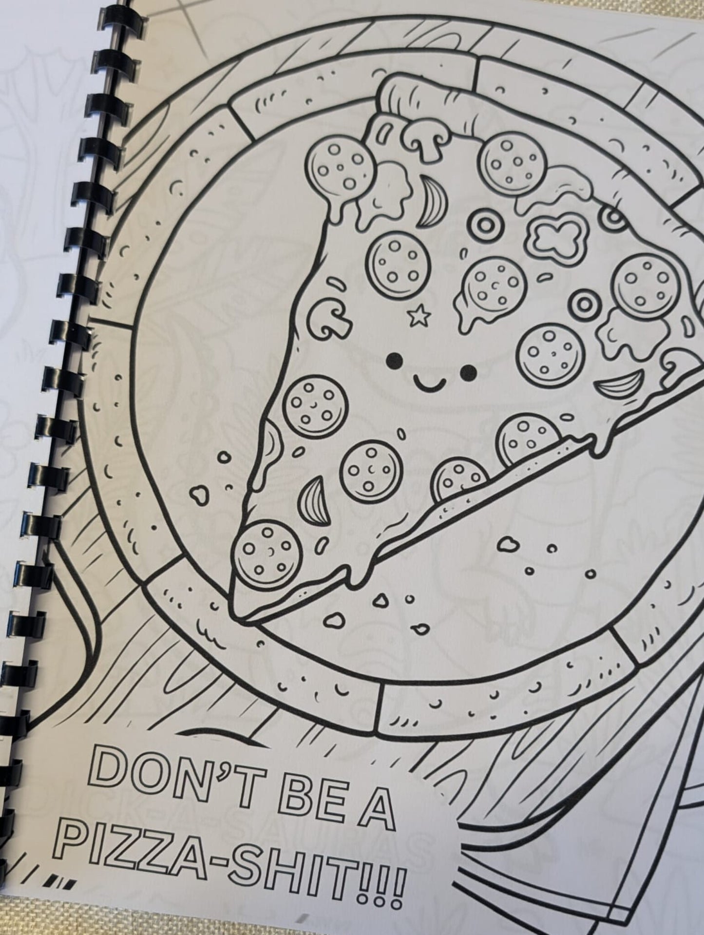 Adult Swear Colouring Book A4 | Funny Rude Colouring Book for Stress Relief | 20+ Pages | Humour Gift | Printed in UK