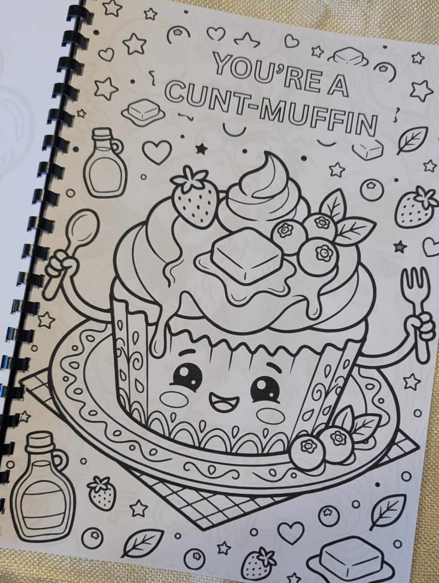 Adult Swear Colouring Book A4 | Funny Rude Colouring Book for Stress Relief | 20+ Pages | Humour Gift | Printed in UK