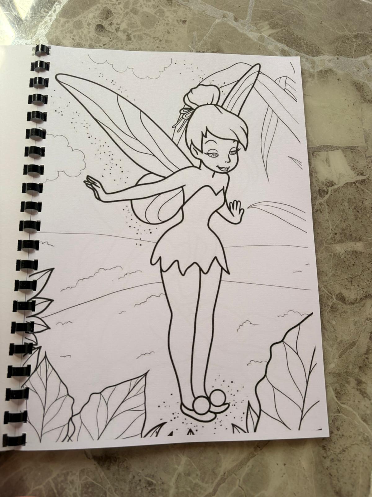 Fairy Magic Colouring Book A4 | Enchanted Fairy Colouring Book | 20+ Pages | Kids & Adults Colouring Book | Printed in UK