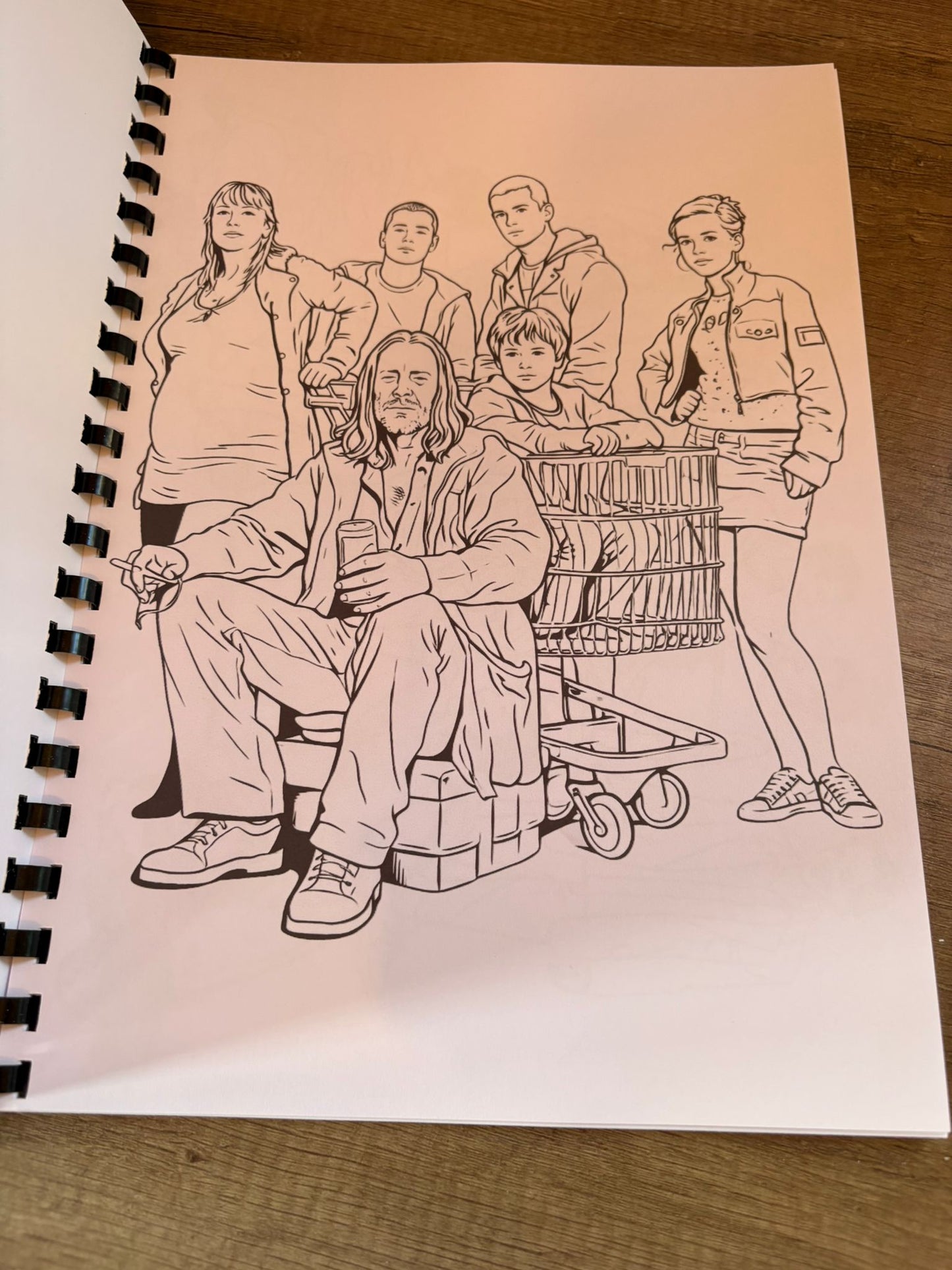 Chaotic Estate Drama Inspired Colouring Book | A4 Adult Colouring Book | 20+ Pages