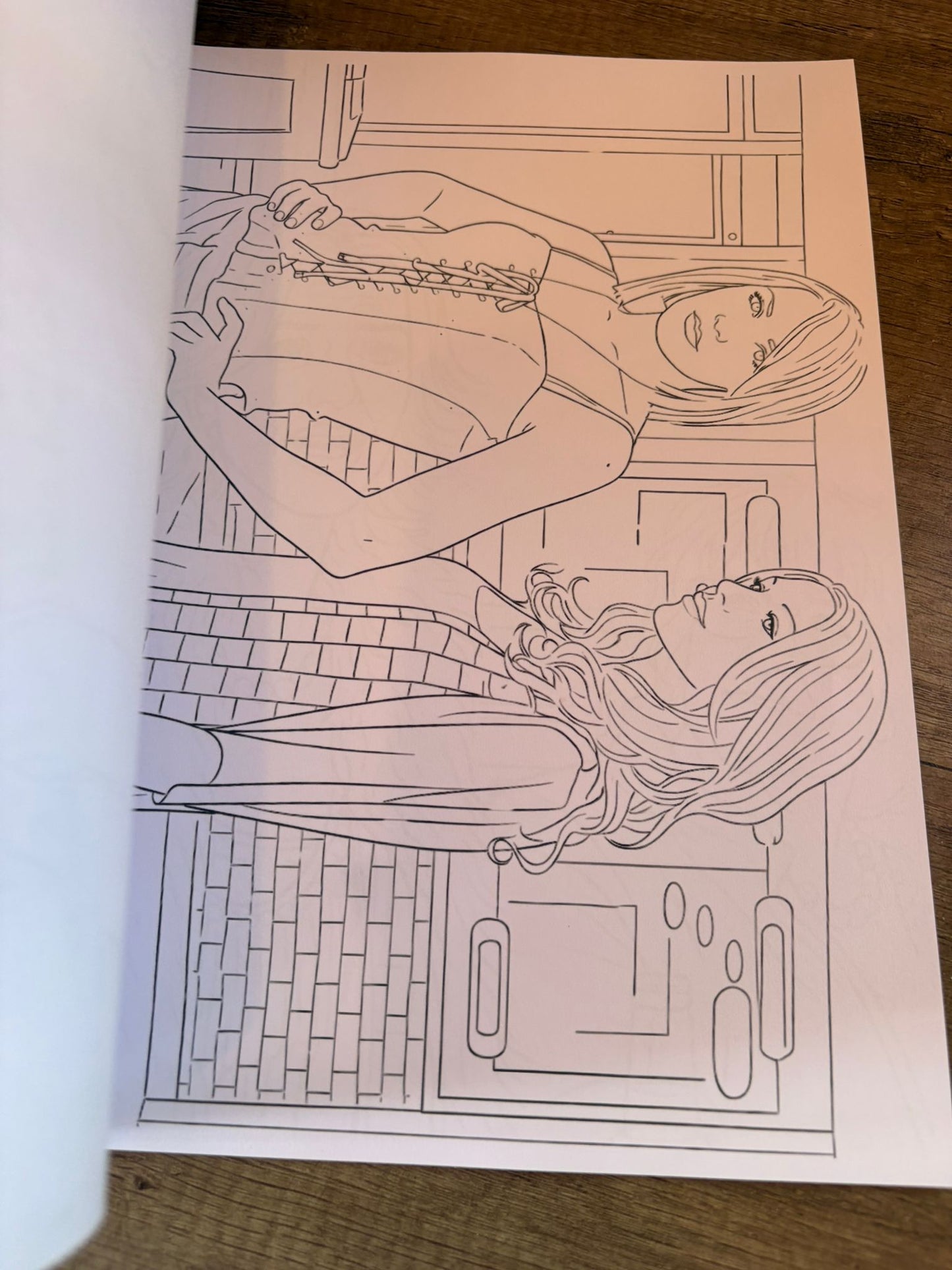 Chaotic Estate Drama Inspired Colouring Book | A4 Adult Colouring Book | 20+ Pages