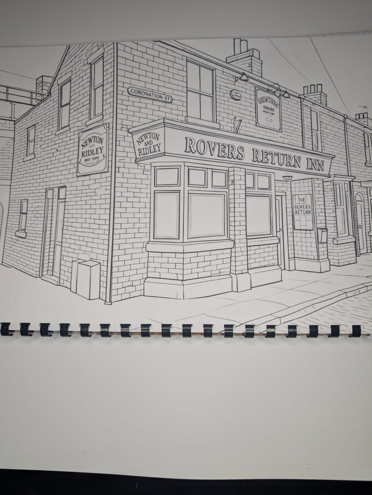 British Soap Street Inspired Colouring Book | A4 Adult Colouring Book | 20+ Pages