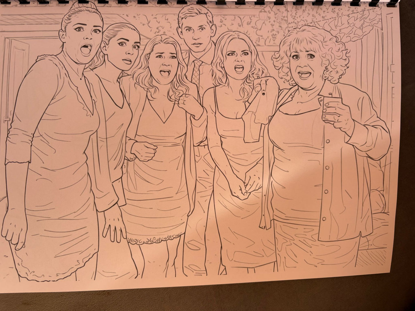 Teen Drama Inspired Colouring Book | A4 Adult Colouring Book | 20+ Pages