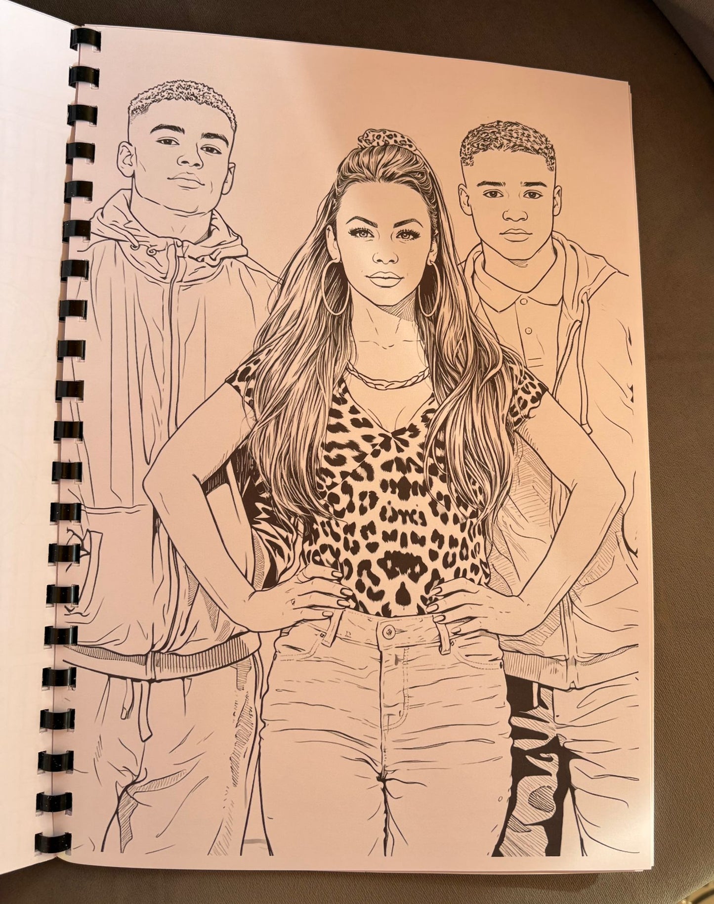 Teen Drama Inspired Colouring Book | A4 Adult Colouring Book | 20+ Pages