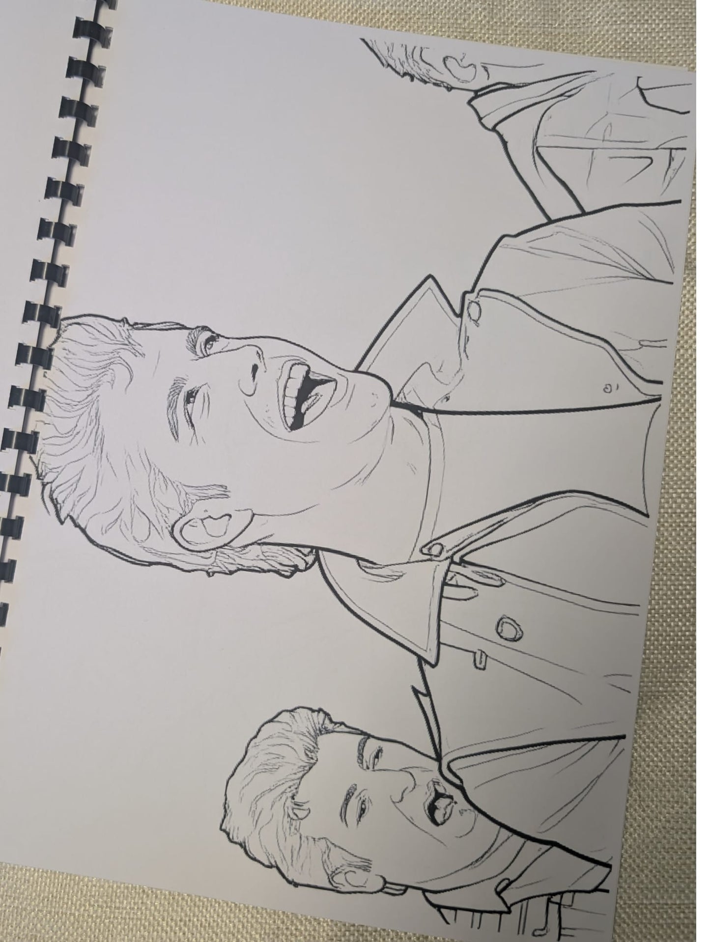 Grease Inspired Colouring Book | Retro Movie Musical Colouring Book | A4 Fan Colouring Book