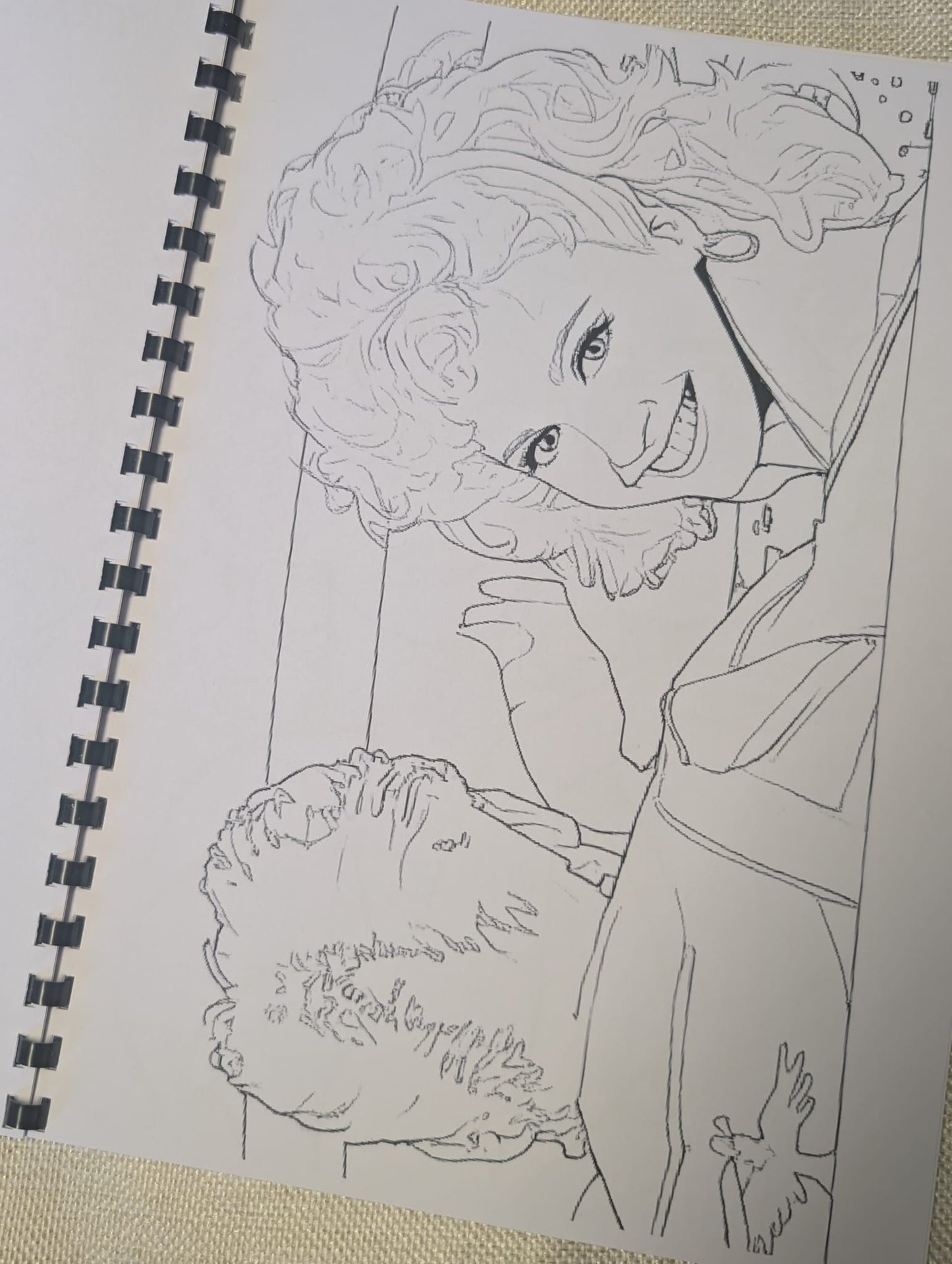 Grease Inspired Colouring Book | Retro Movie Musical Colouring Book | A4 Fan Colouring Book