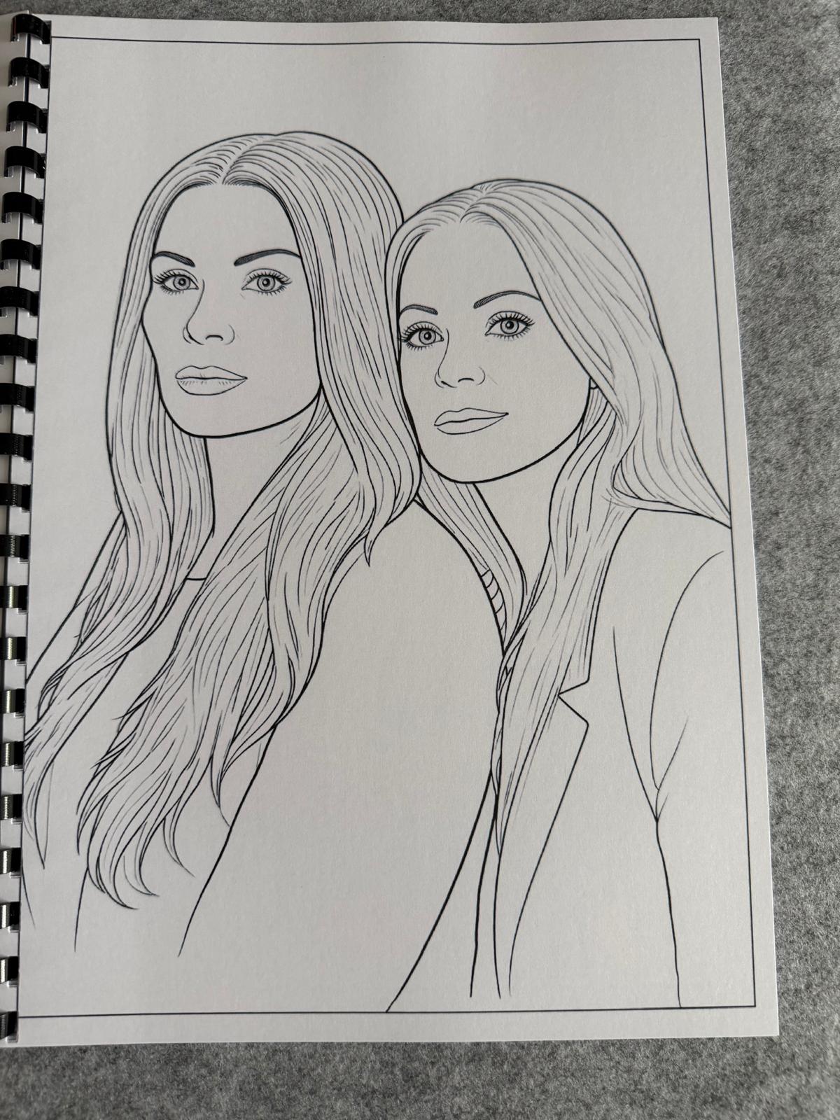 Swarla Inspired Colouring Book | Carla & Lisa Inspired TV Colouring Book | A4 Fan Colouring Book