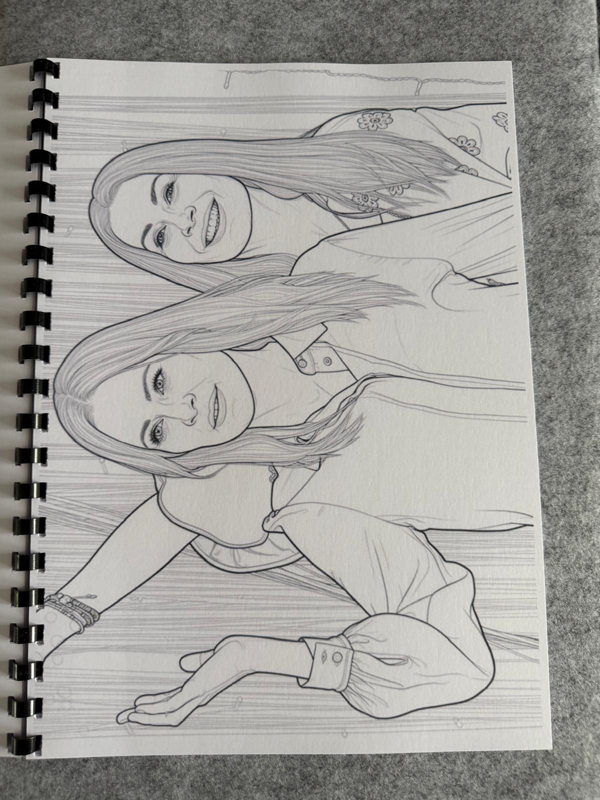Swarla Inspired Colouring Book | Carla & Lisa Inspired TV Colouring Book | A4 Fan Colouring Book