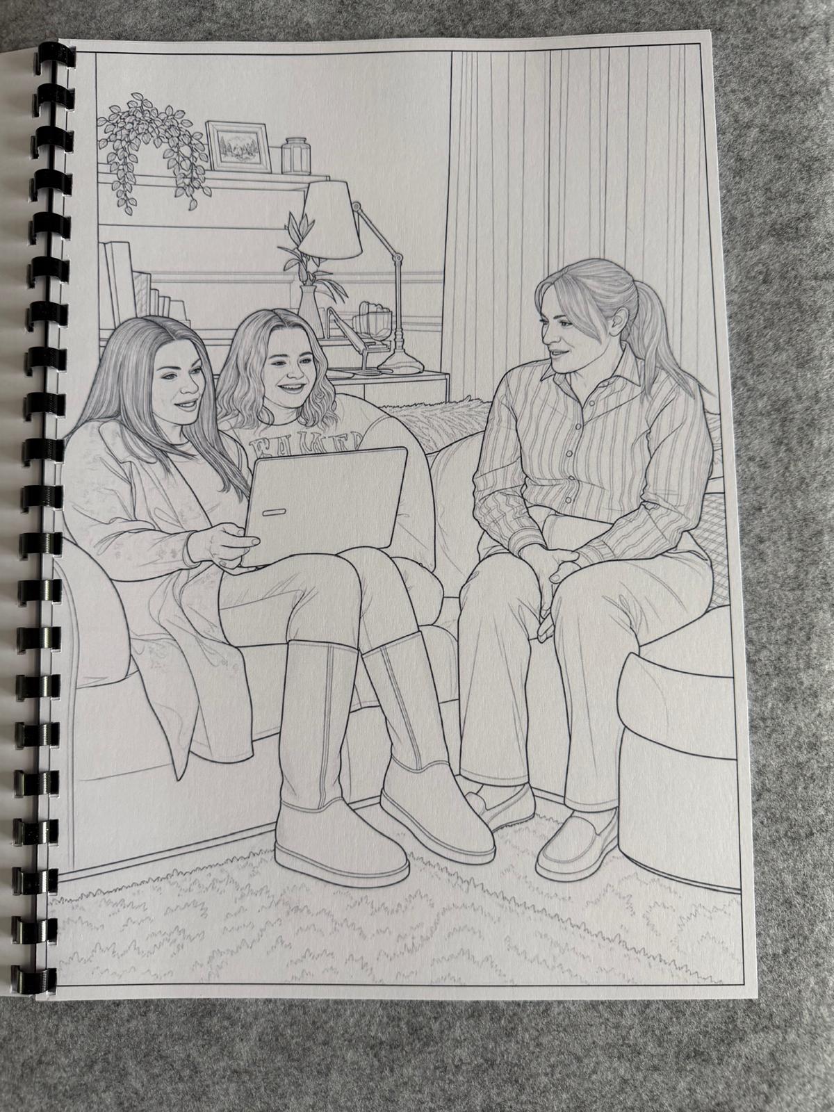 Swarla Inspired Colouring Book | Carla & Lisa Inspired TV Colouring Book | A4 Fan Colouring Book