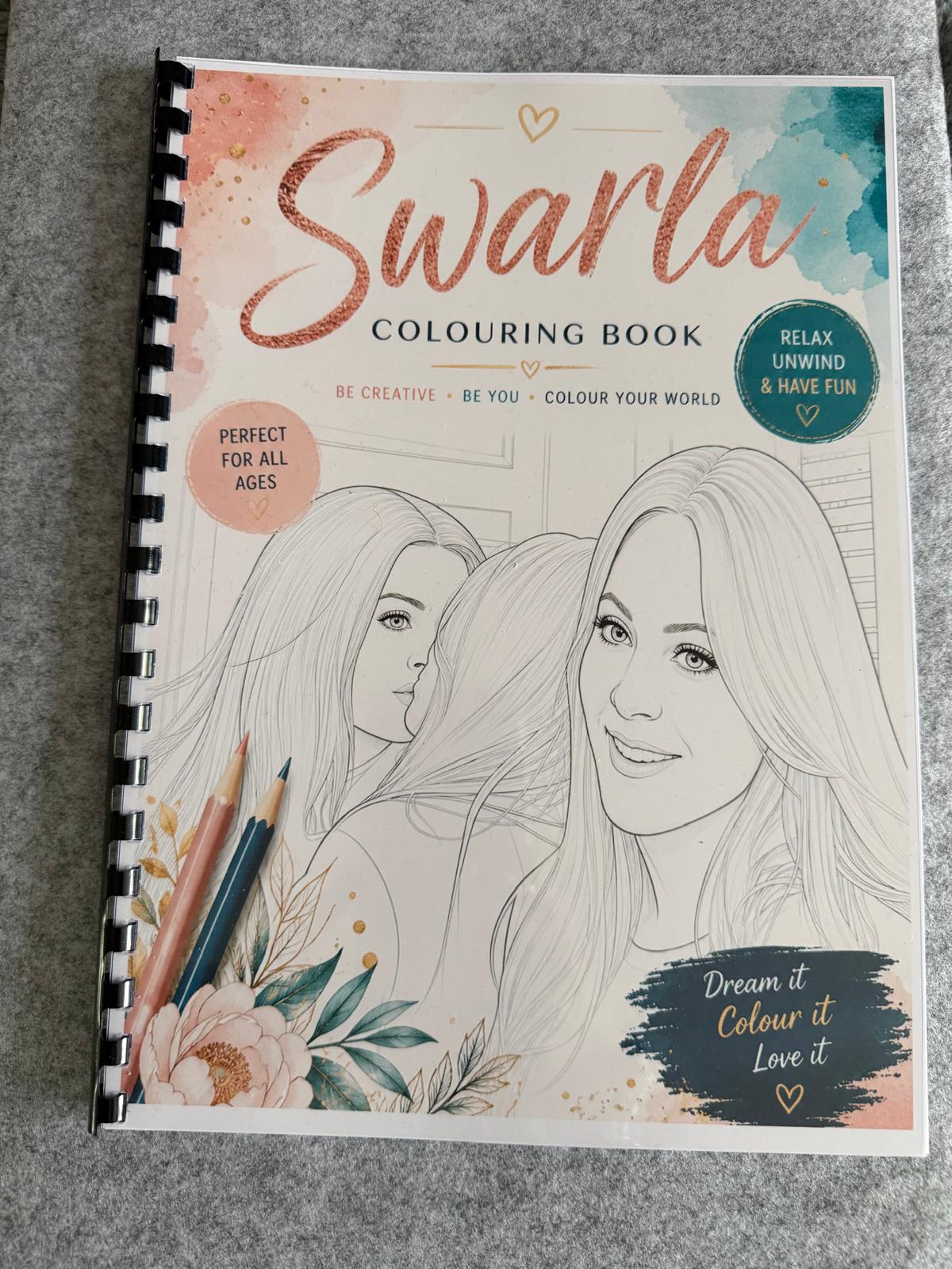 Swarla Inspired Colouring Book | Carla & Lisa Inspired TV Colouring Book | A4 Fan Colouring Book