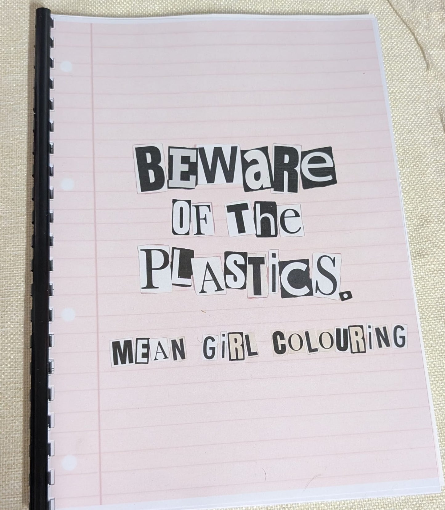 Mean Girls Inspired Colouring Book | Iconic Movie Colouring Book | A4 Fan Colouring Book