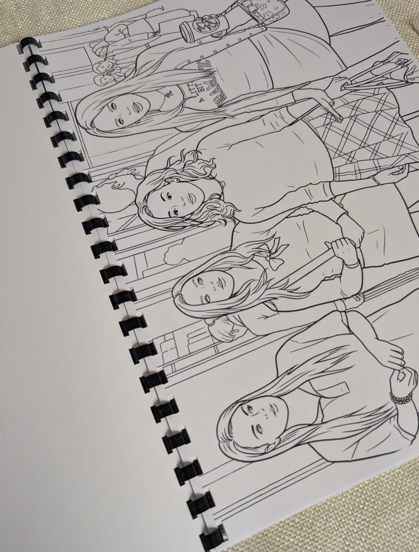 Mean Girls Inspired Colouring Book | Iconic Movie Colouring Book | A4 Fan Colouring Book