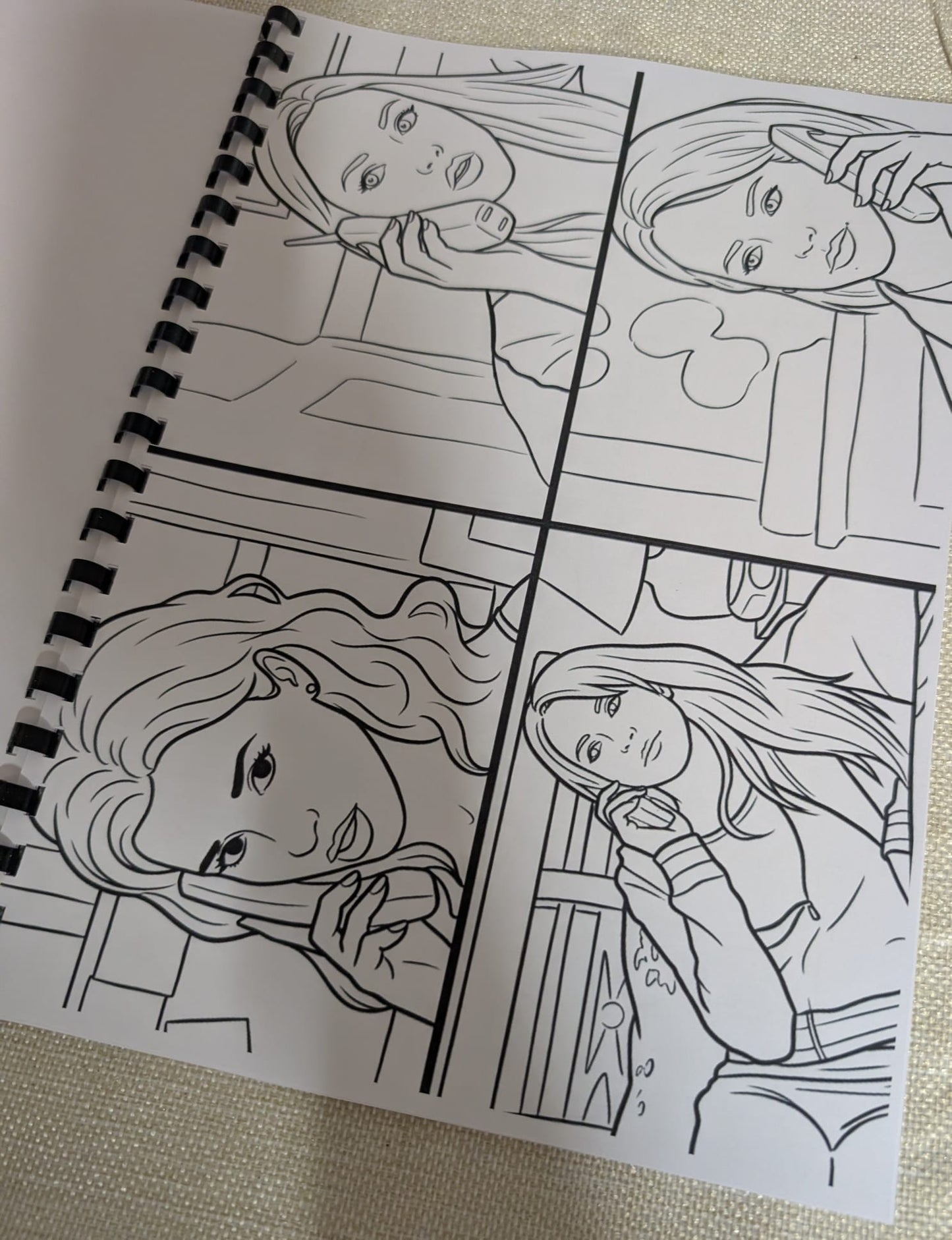 Mean Girls Inspired Colouring Book | Iconic Movie Colouring Book | A4 Fan Colouring Book