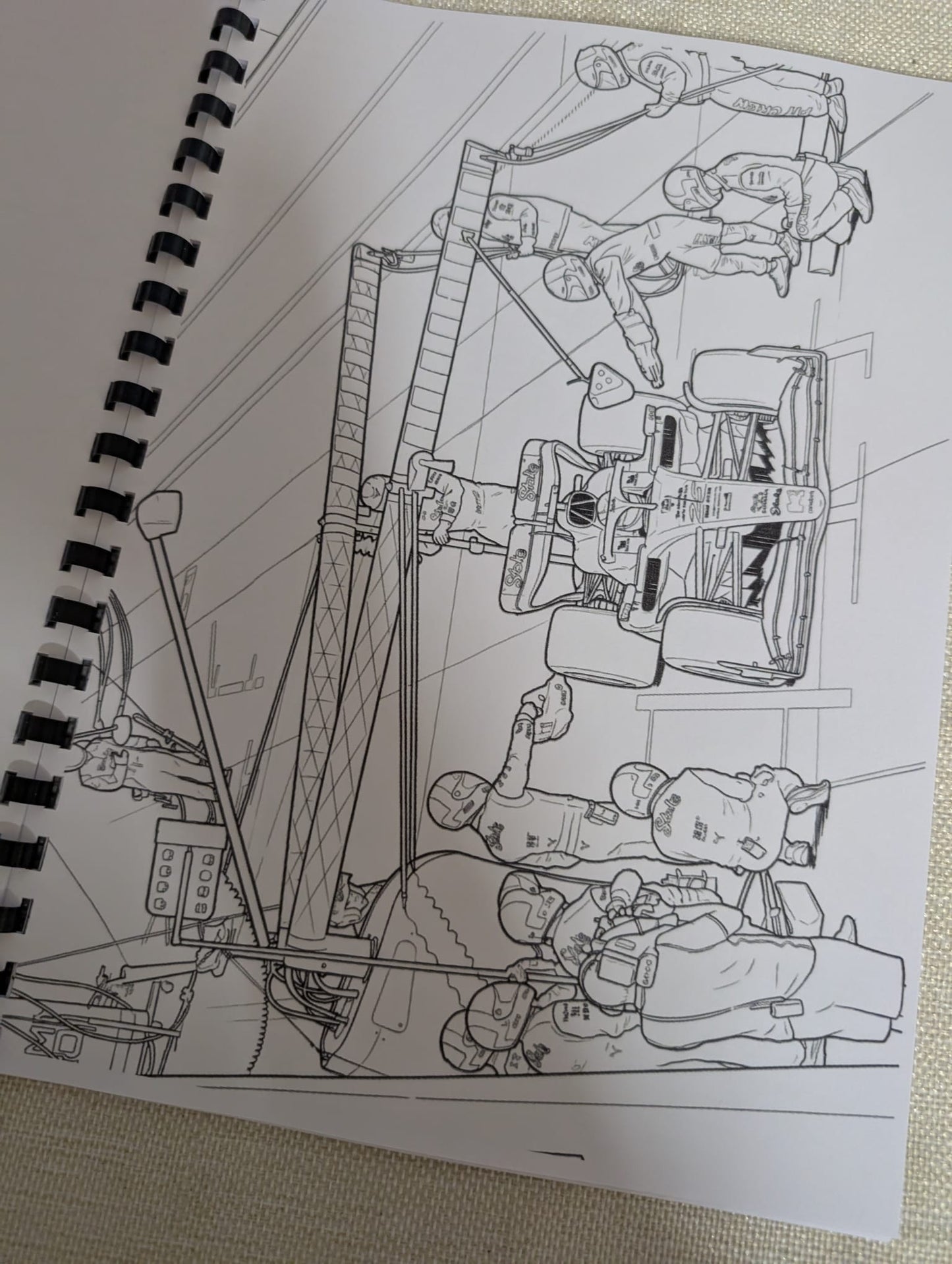 Formula 1 Inspired Colouring Book | F1 Racing Colouring Book | Motorsport A4 Colouring Book