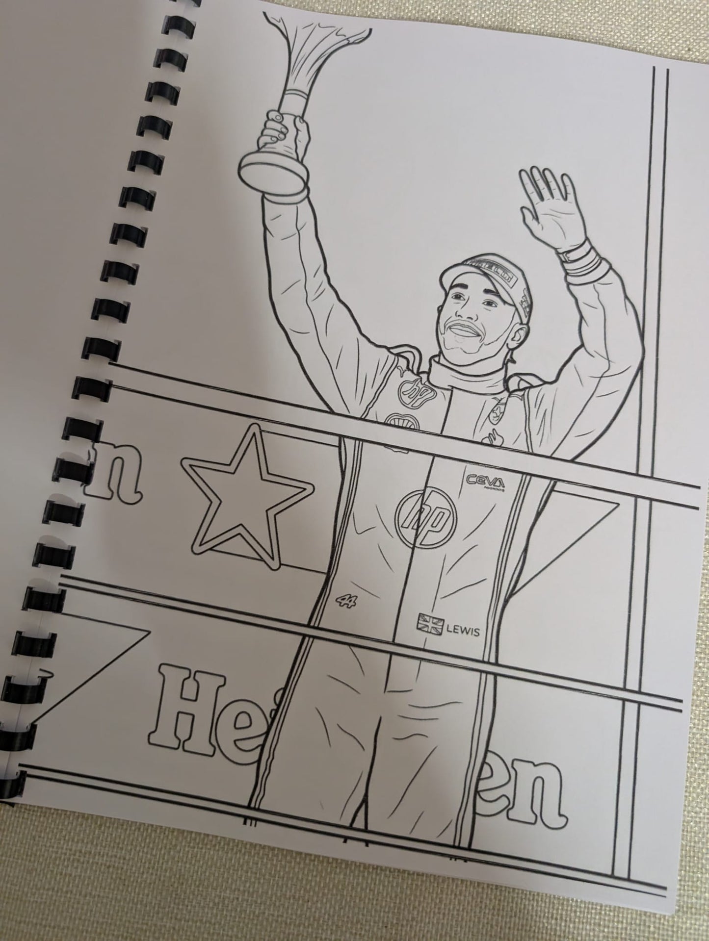 Formula 1 Inspired Colouring Book | F1 Racing Colouring Book | Motorsport A4 Colouring Book