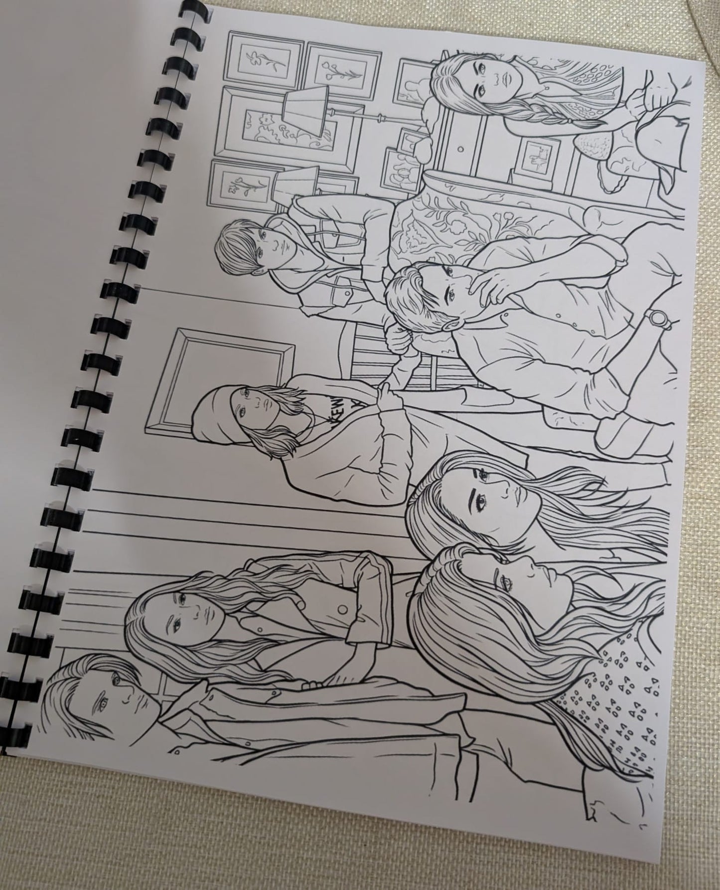 Pretty Little Liars Inspired Colouring Book | PLL Fan Colouring Book | A4 TV Series Colouring Book