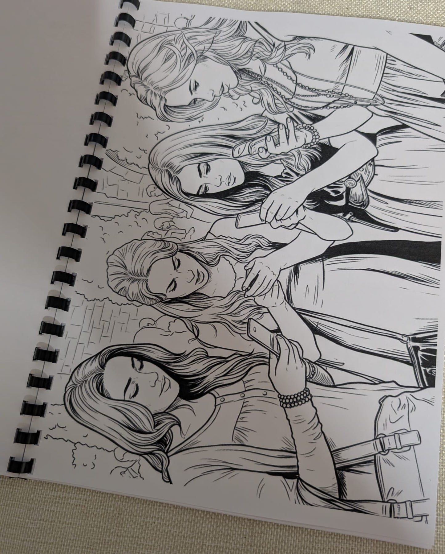 Pretty Little Liars Inspired Colouring Book | PLL Fan Colouring Book | A4 TV Series Colouring Book