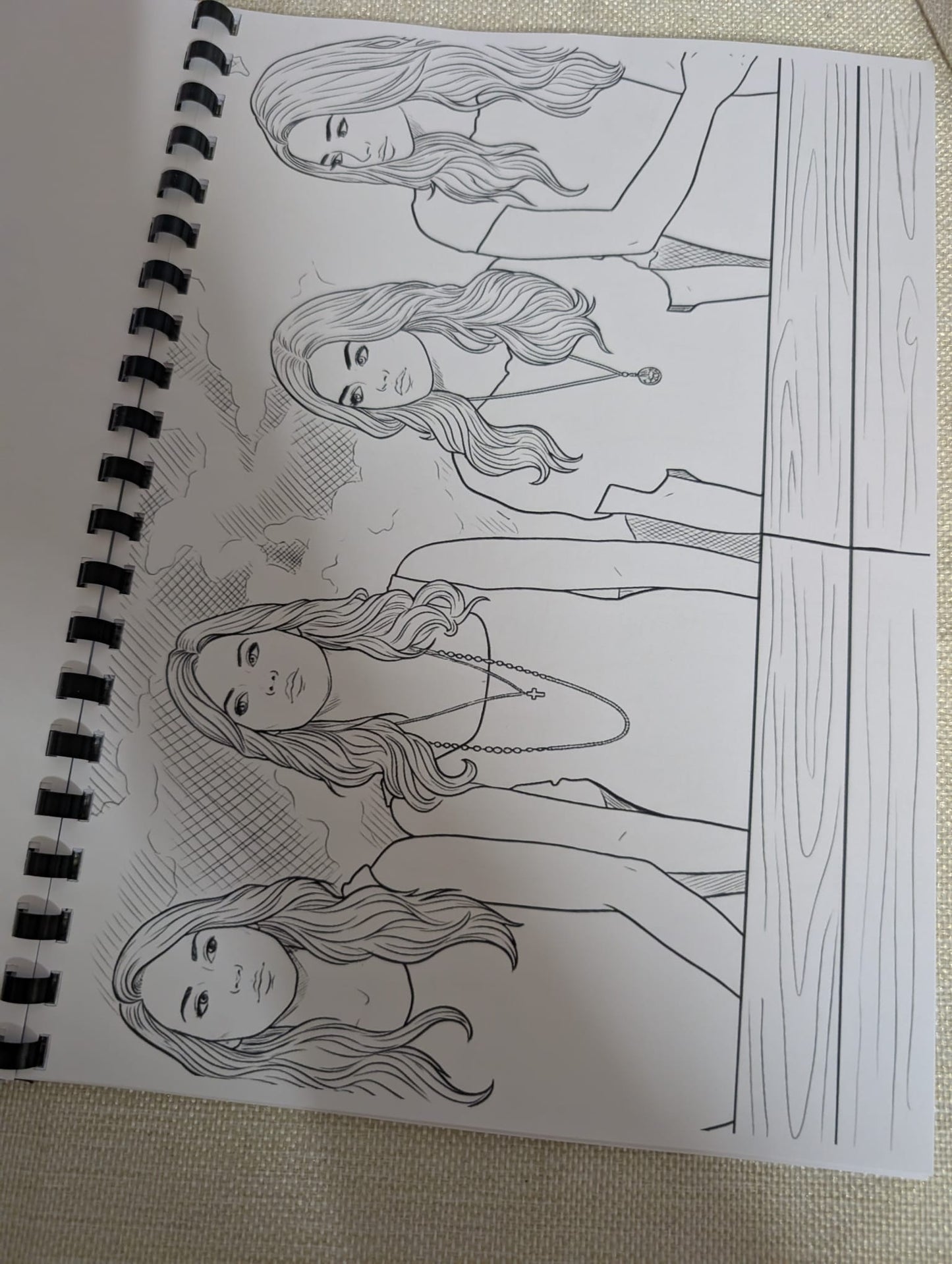 Pretty Little Liars Inspired Colouring Book | PLL Fan Colouring Book | A4 TV Series Colouring Book