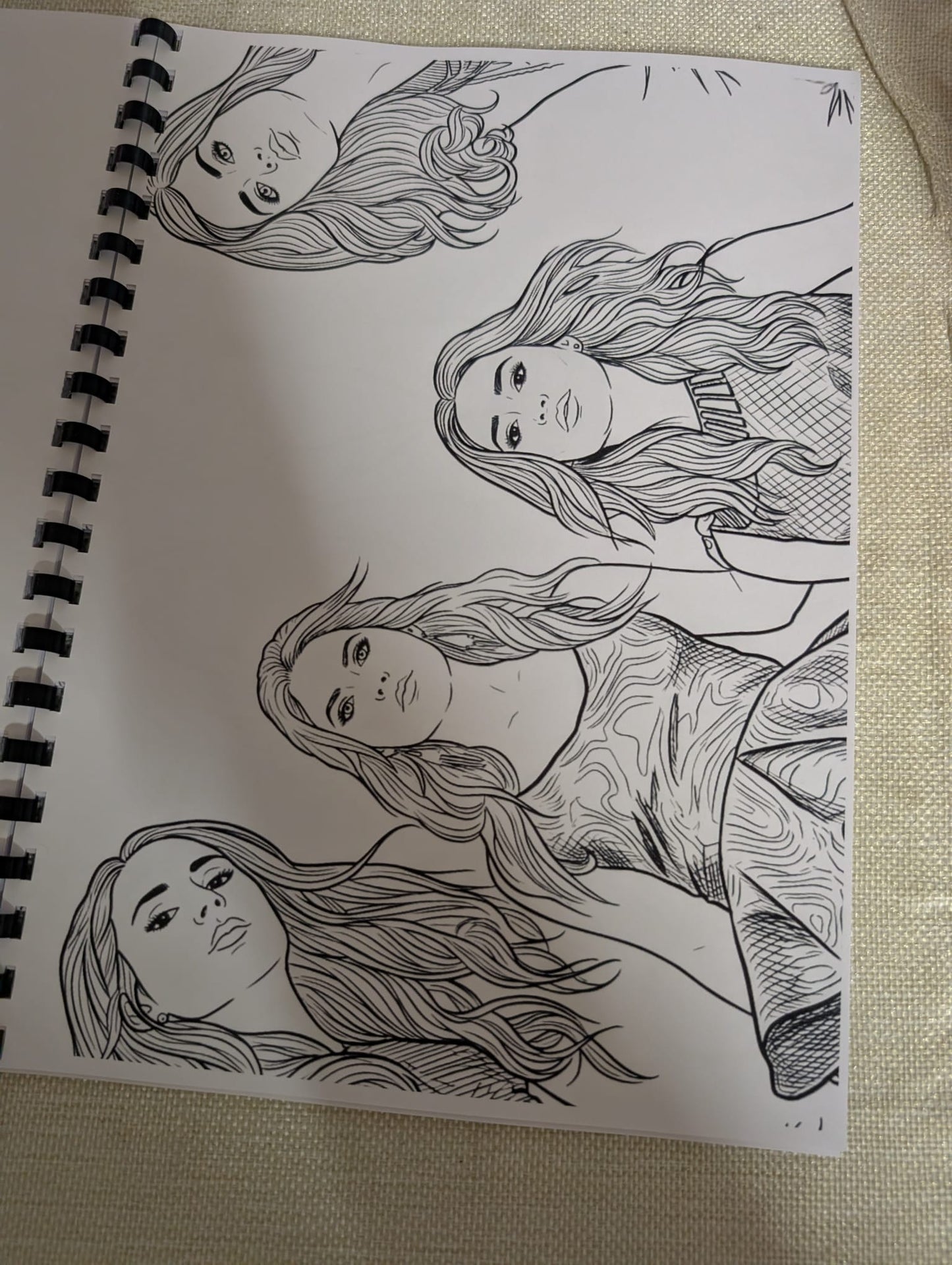 Pretty Little Liars Inspired Colouring Book | PLL Fan Colouring Book | A4 TV Series Colouring Book