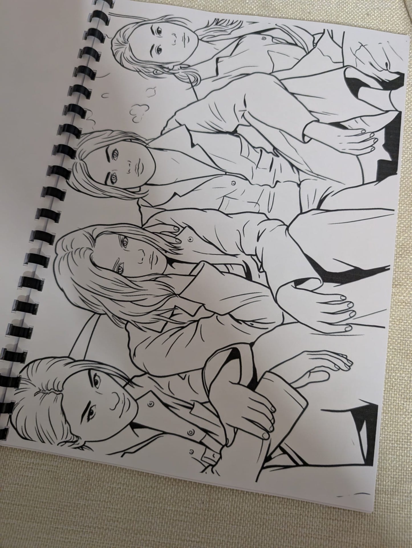 Pretty Little Liars Inspired Colouring Book | PLL Fan Colouring Book | A4 TV Series Colouring Book