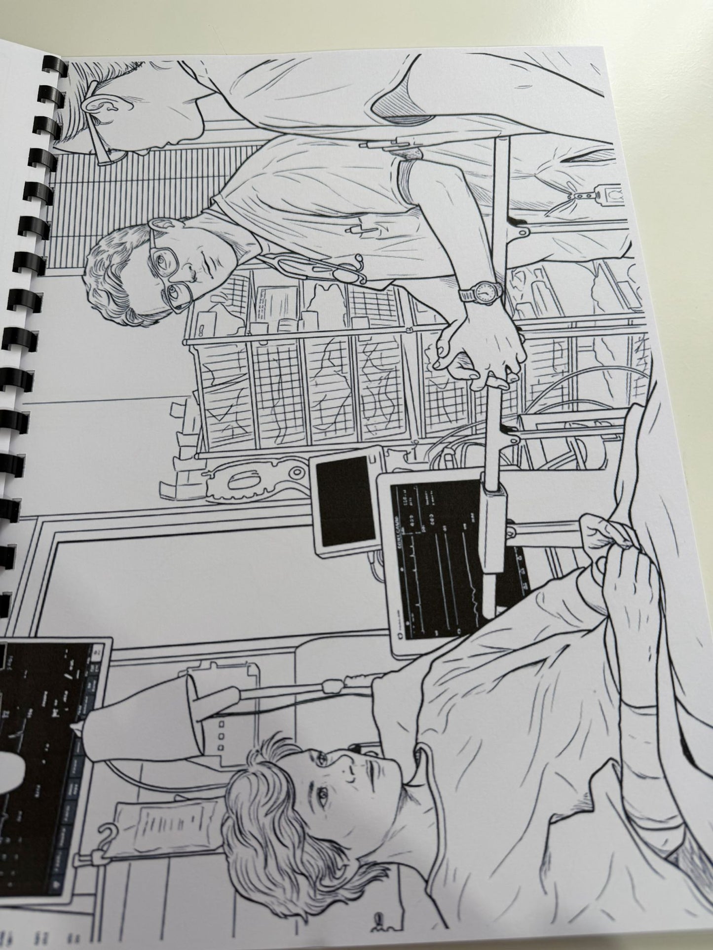 Casualty Inspired Colouring Book | Medical Drama TV Colouring Book | A4 Fan Colouring Book