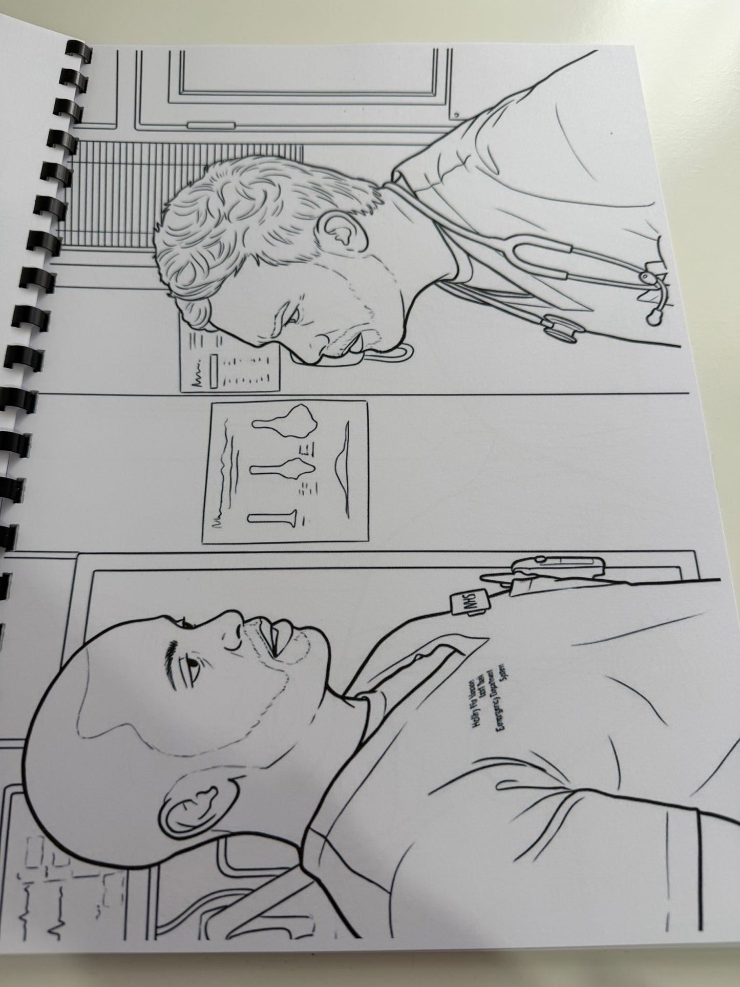 Casualty Inspired Colouring Book | Medical Drama TV Colouring Book | A4 Fan Colouring Book